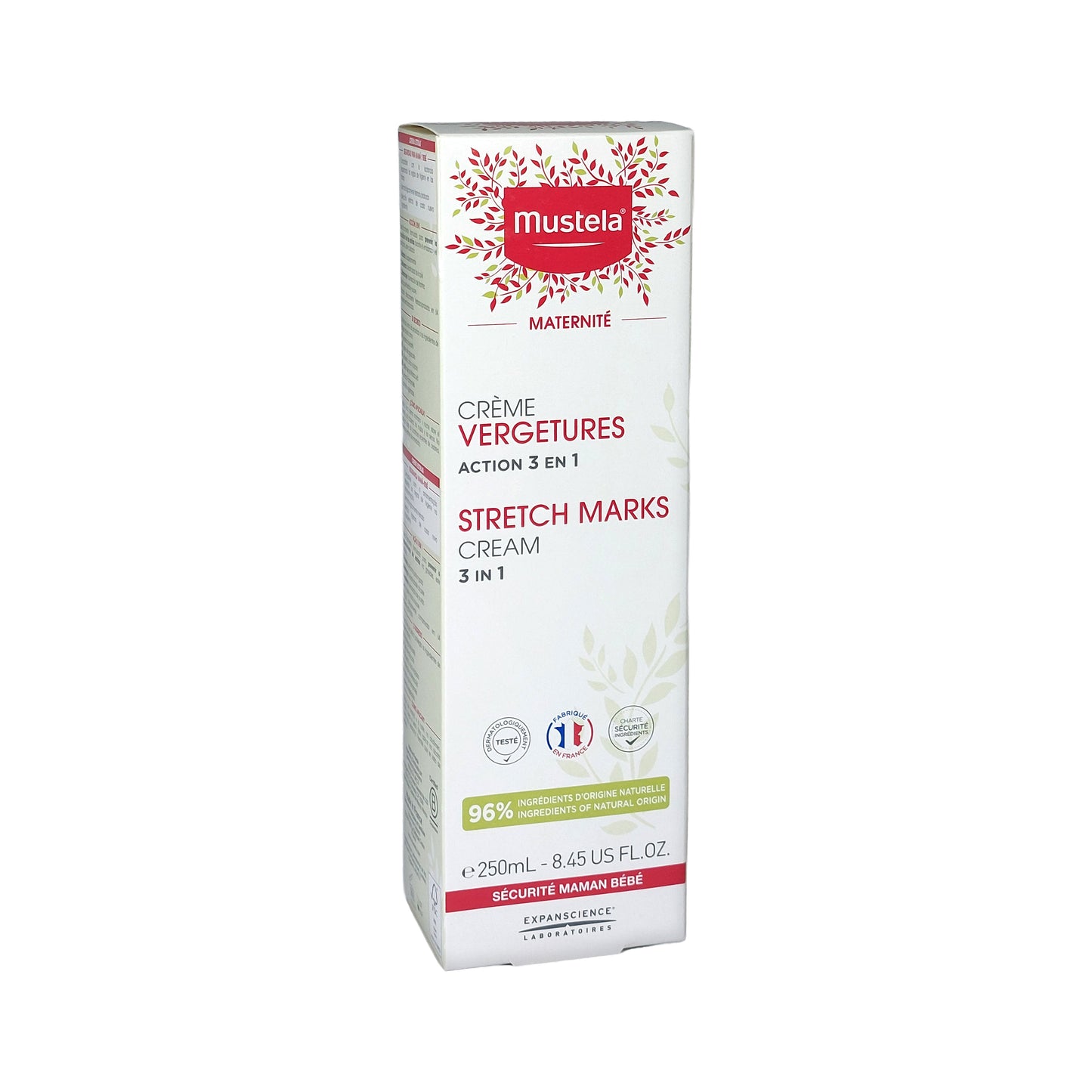 Mustela Maternity Creme gegen Dehnungsstreifen XL, 250 ml