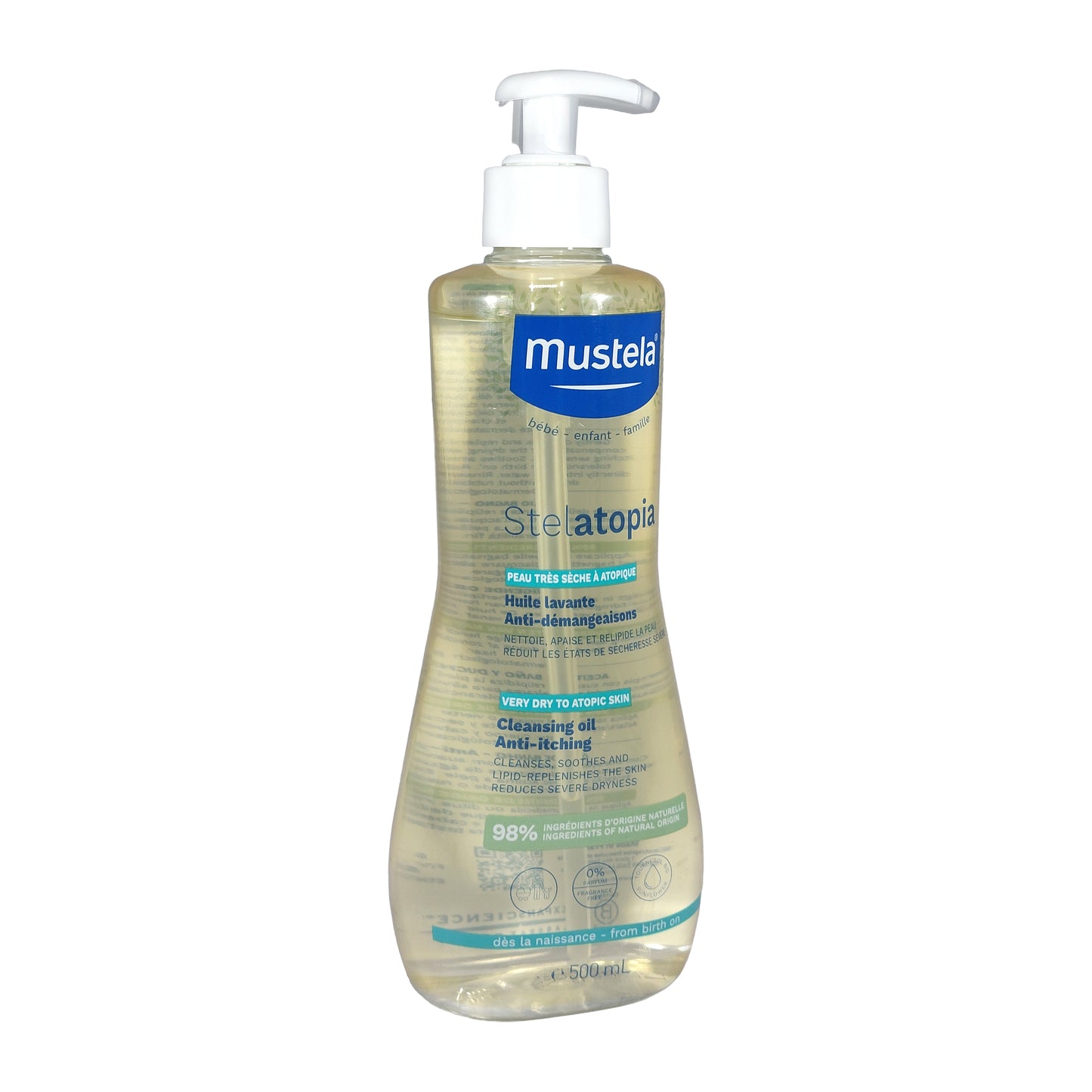 Mustela Baby Stelatopia Reinigungsöl XL, 500 ml