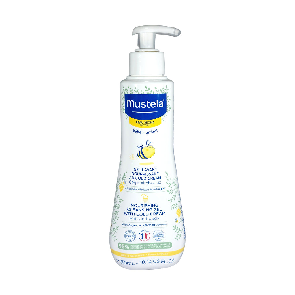 Mustela Baby Pflegendes Reinigungsgel mit Cold Cream, 300 ml