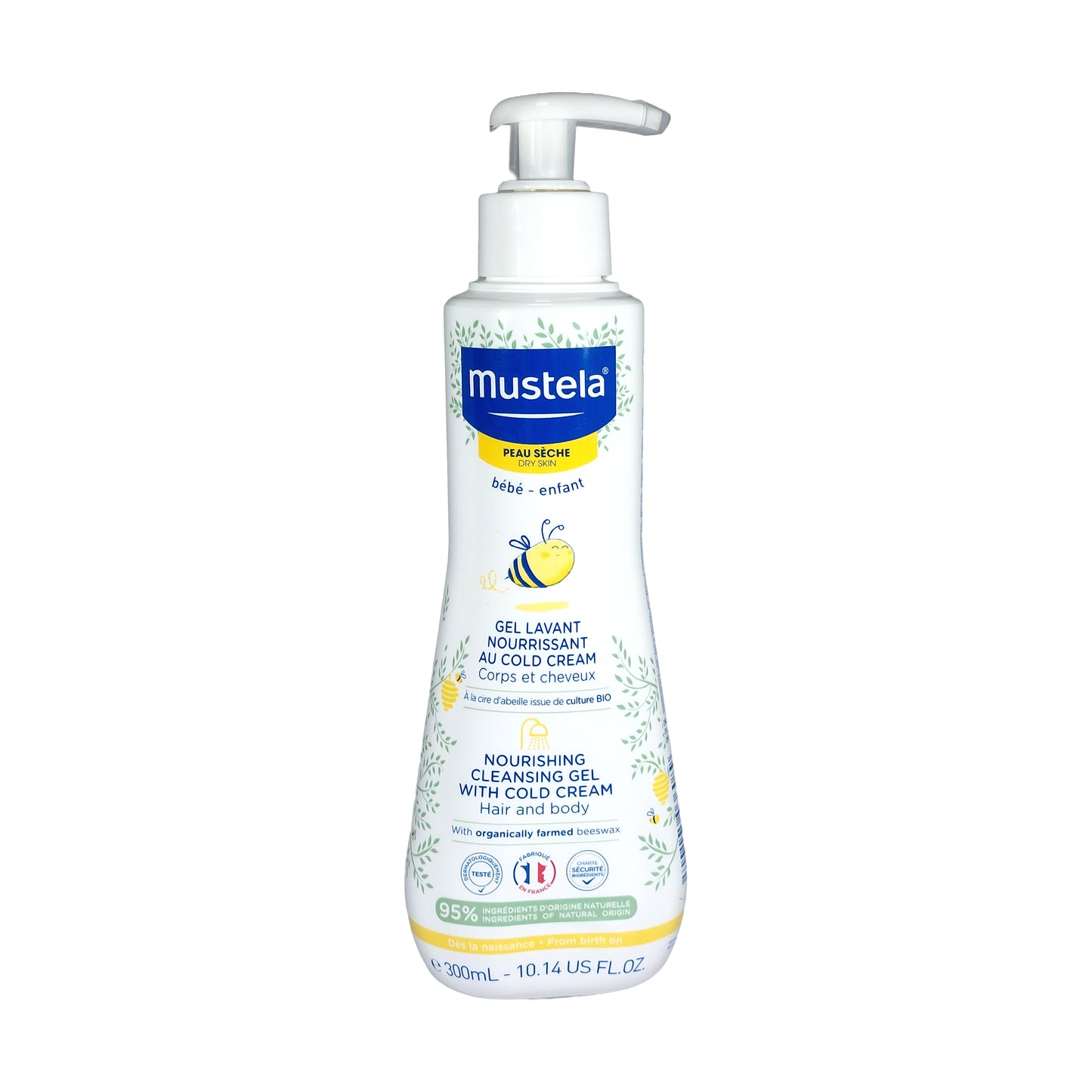 Mustela Baby Pflegendes Reinigungsgel mit Cold Cream, 300 ml
