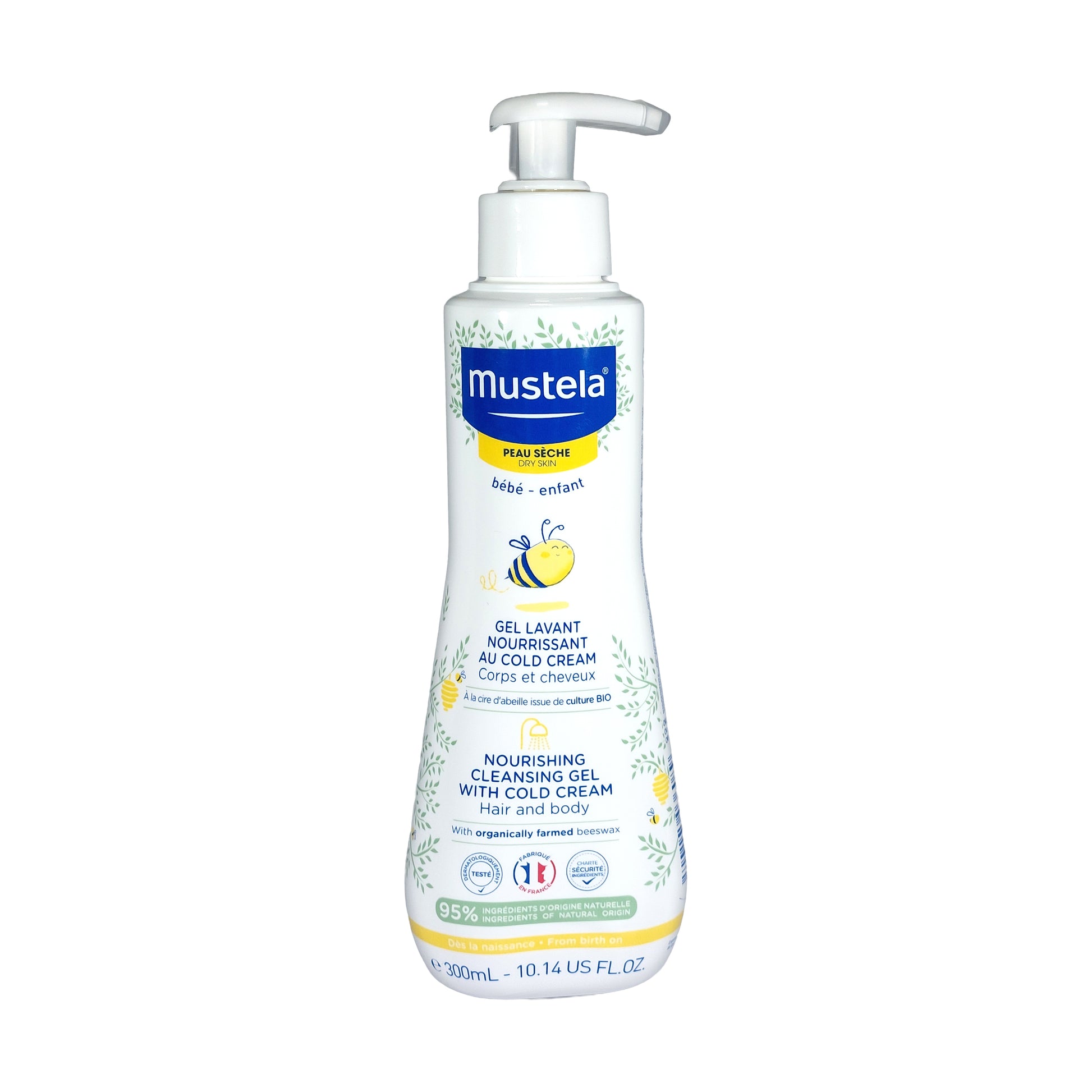 Mustela Baby Pflegendes Reinigungsgel mit Cold Cream, 300 ml