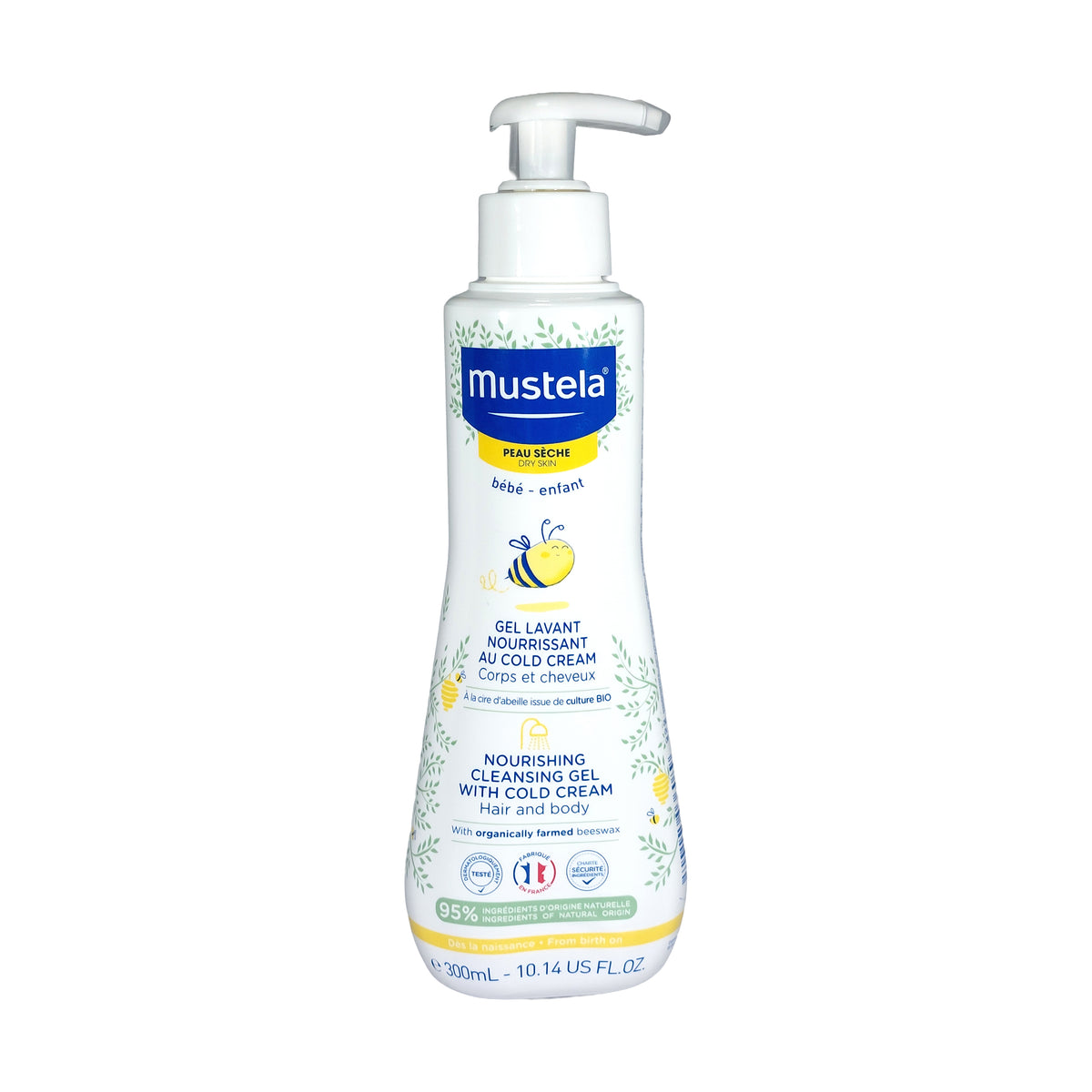 Mustela Baby Pflegendes Reinigungsgel mit Cold Cream, 300 ml