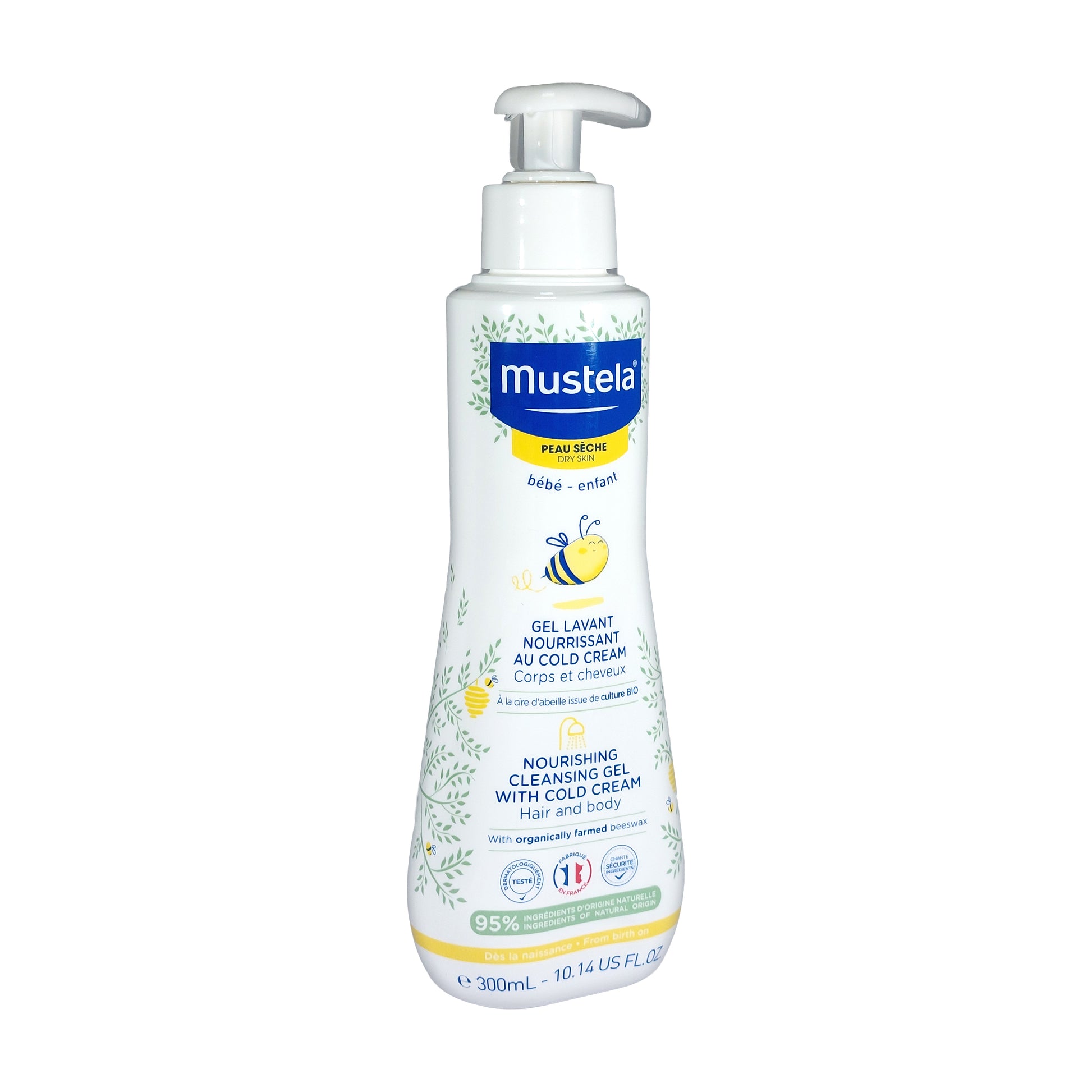 Mustela Baby Pflegendes Reinigungsgel mit Cold Cream, 300 ml