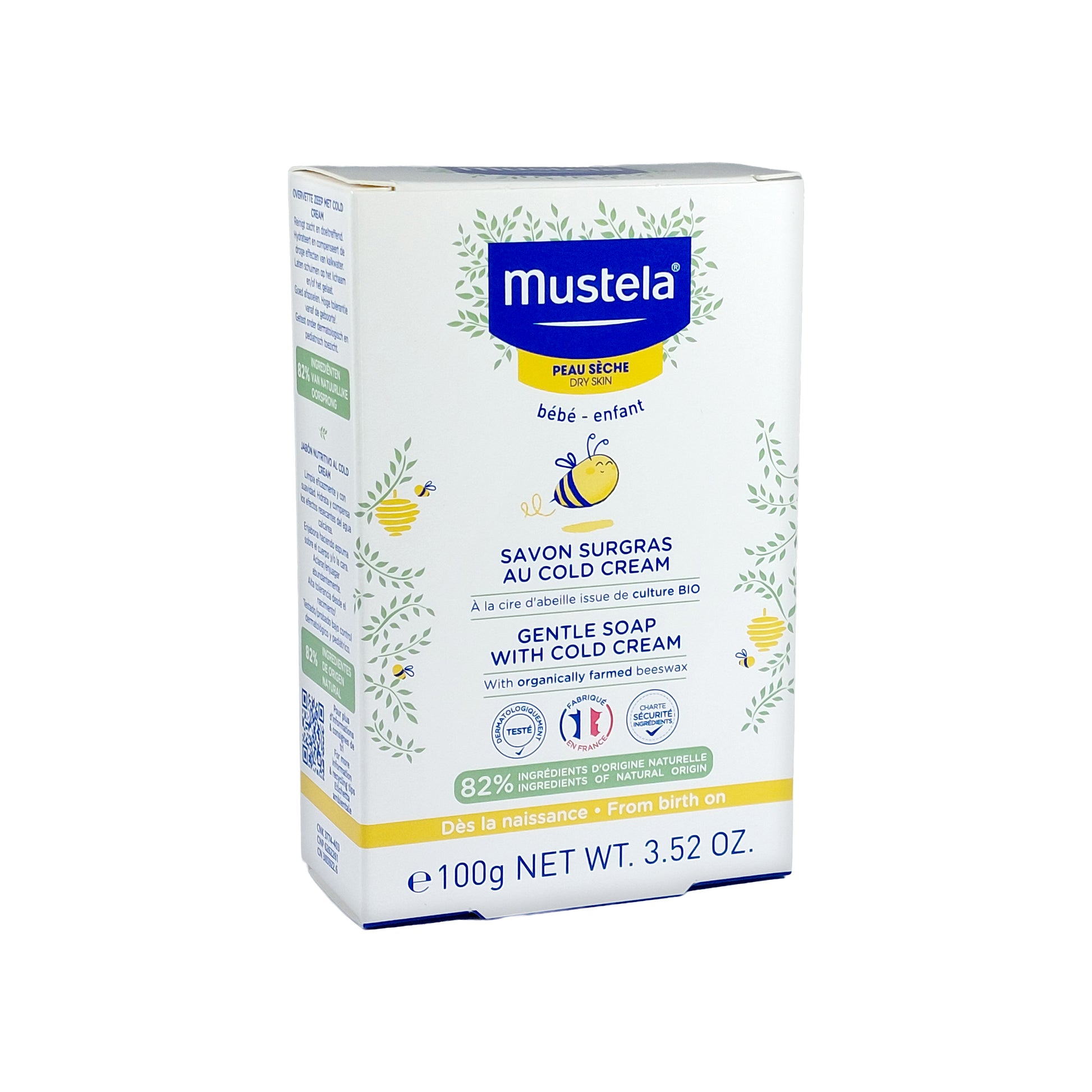 Mustela Baby Milde Seife mit Cold Cream nährend und schützend, 100 g