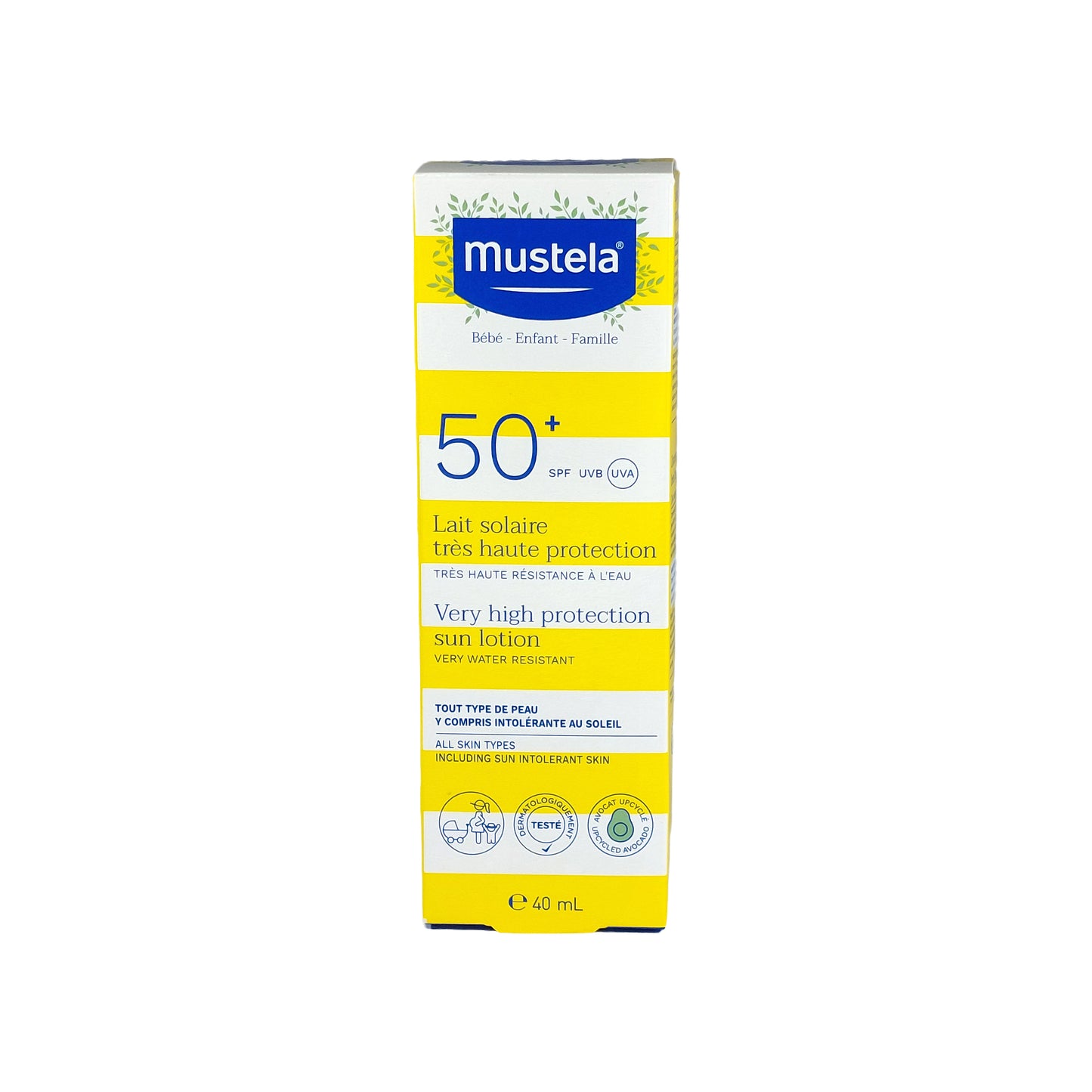 Mustela Baby Sonnenlotion sehr hoher Schutz, 40 ml