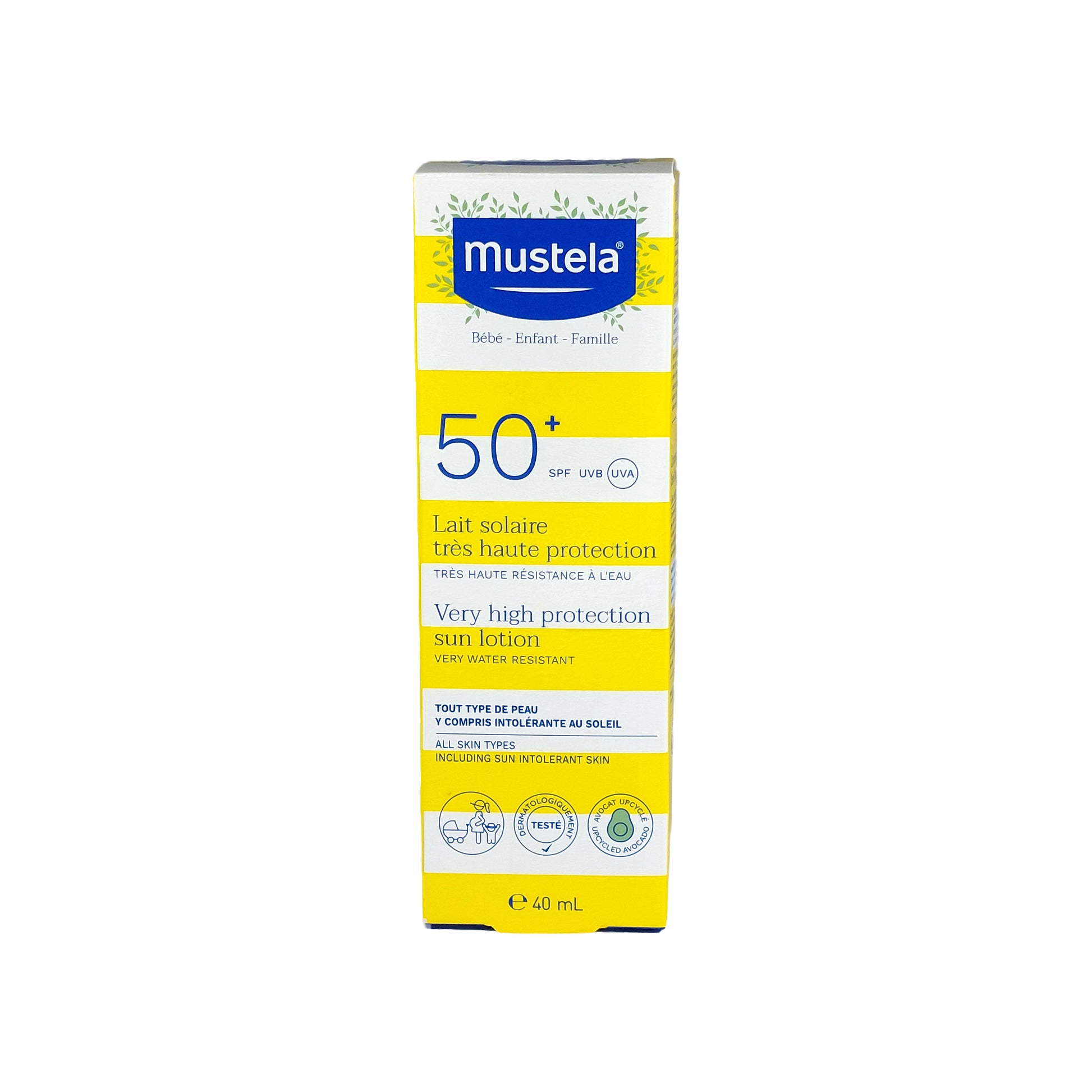Mustela Baby Sonnenlotion sehr hoher Schutz, 40 ml