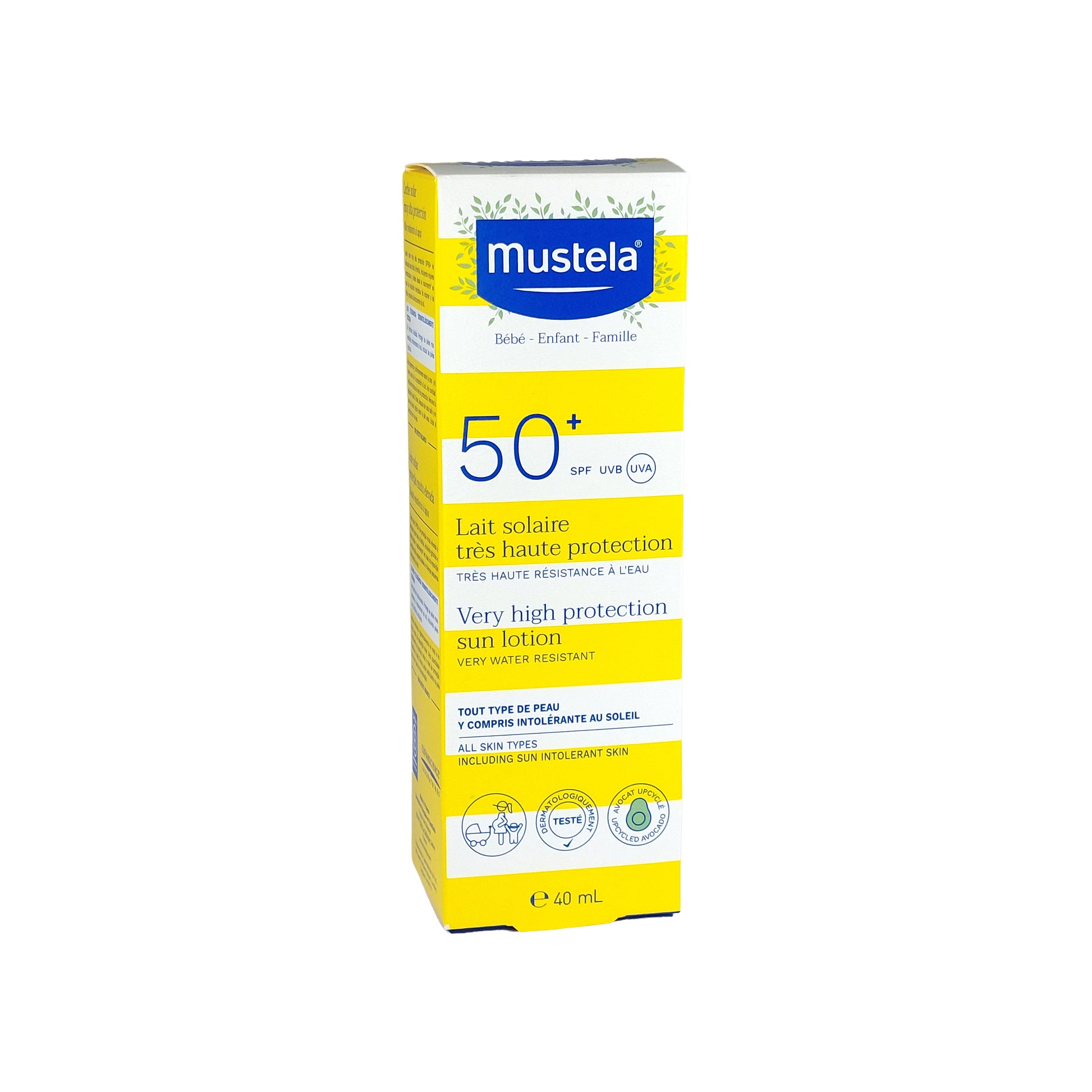 Mustela Baby Sonnenlotion sehr hoher Schutz, 40 ml