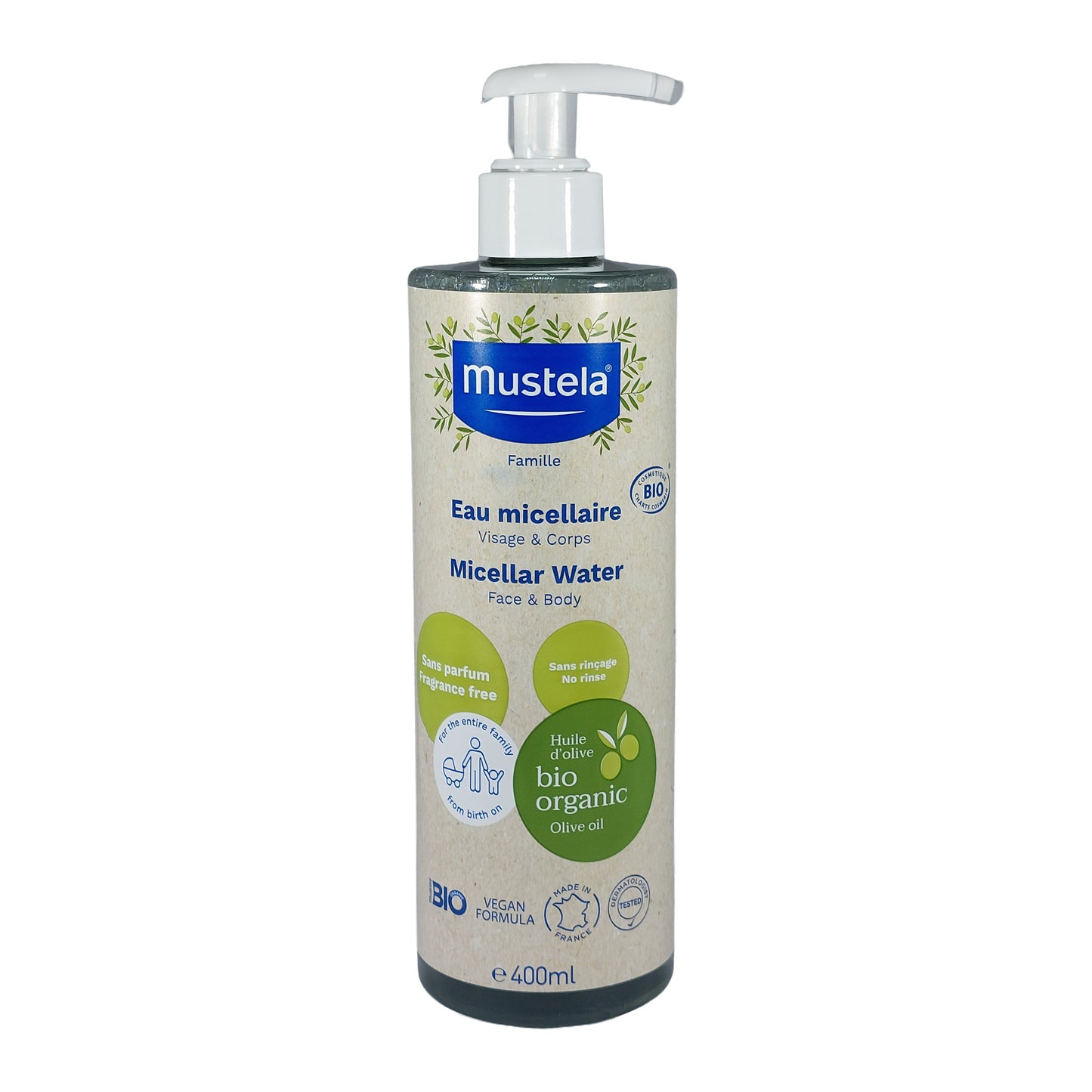 Mustela Family Mizellenwasser, 400 ml