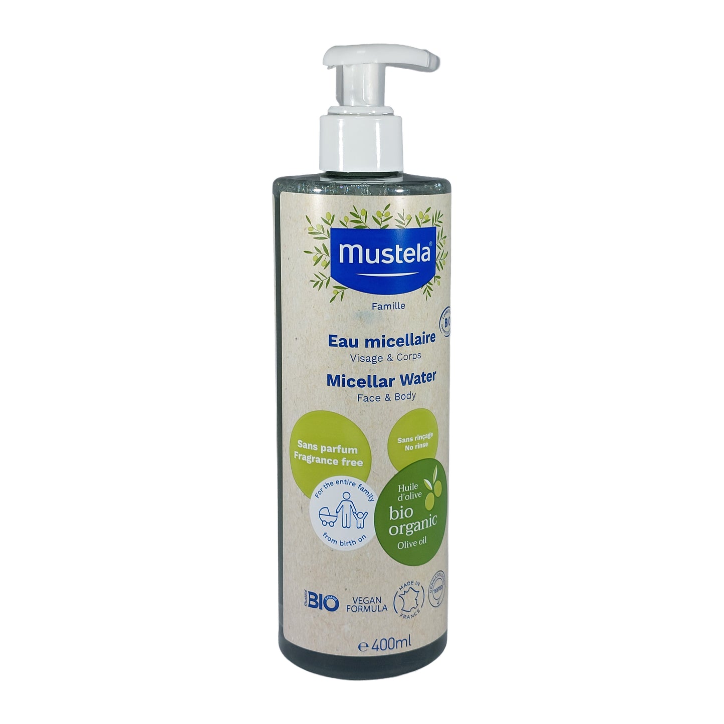 Mustela Family Mizellenwasser, 400 ml