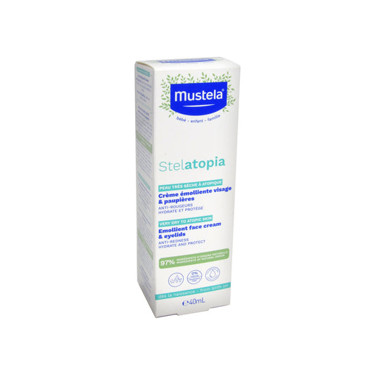 Mustela Baby Stelatopia Rückfettende Gesichtscreme, 40 ml