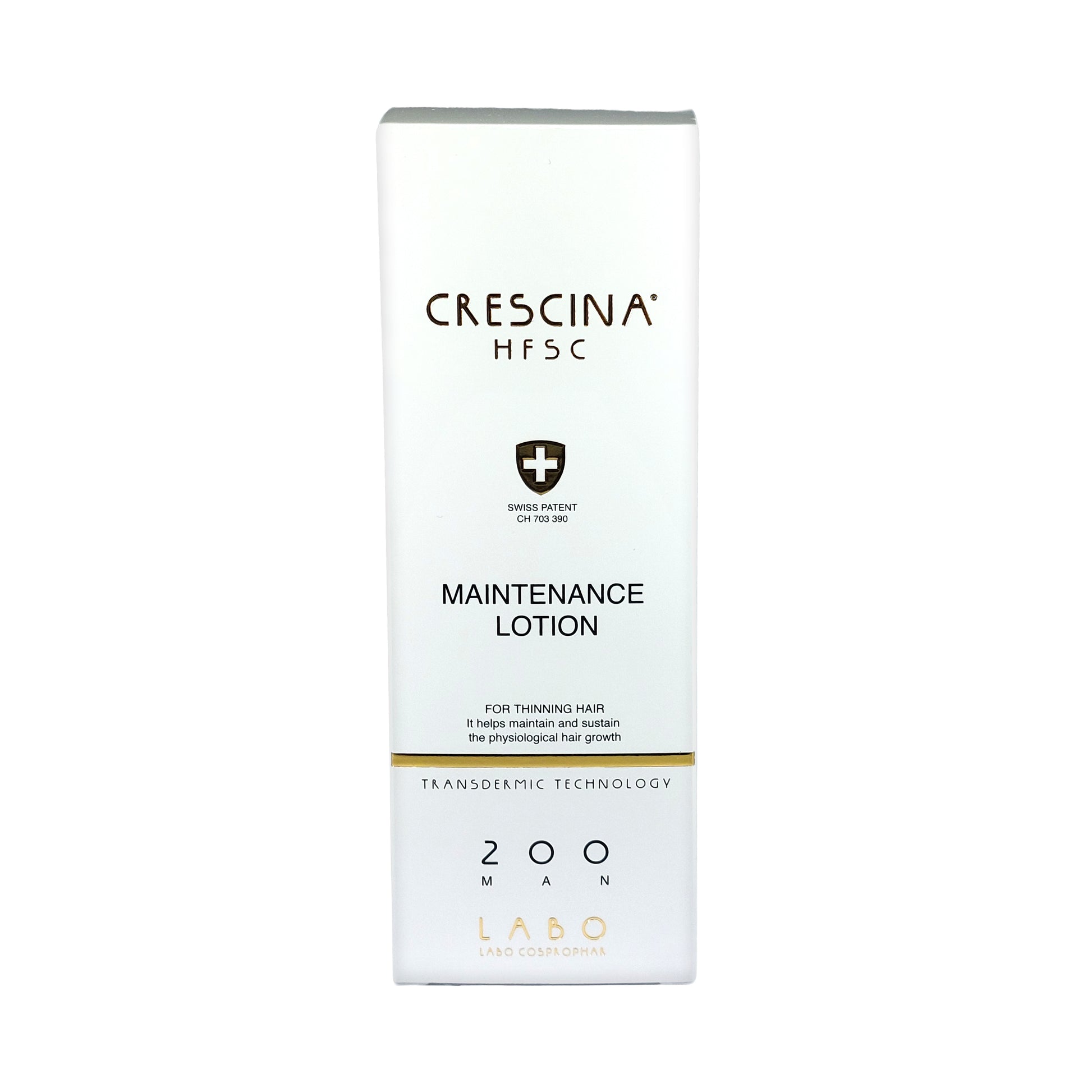 Crescina HFSC Transdermic Maintenance Lotion 200 MAN For Thinning Hair, 100 ml