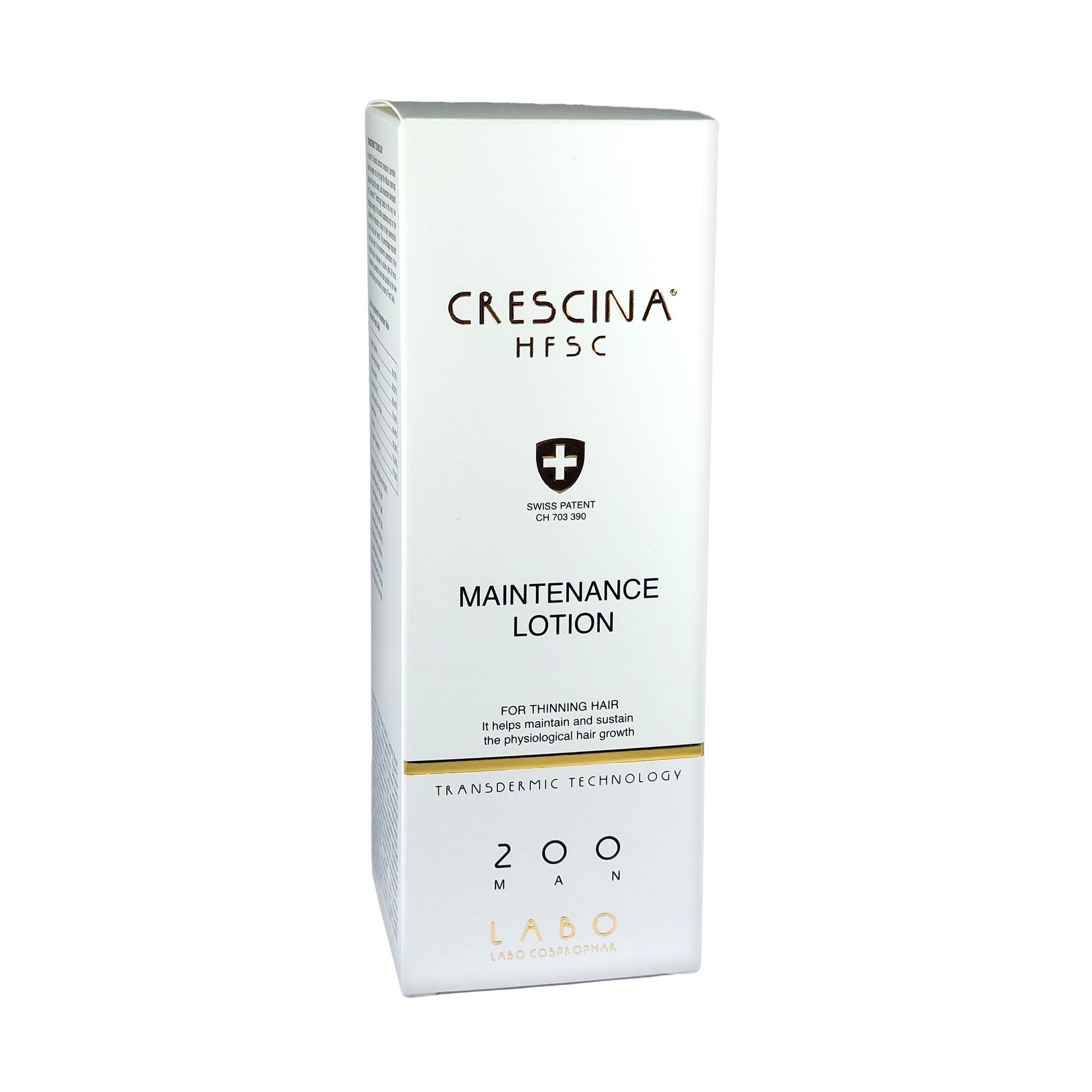 Crescina HFSC Transdermic Maintenance Lotion 200 MAN For Thinning Hair, 100 ml