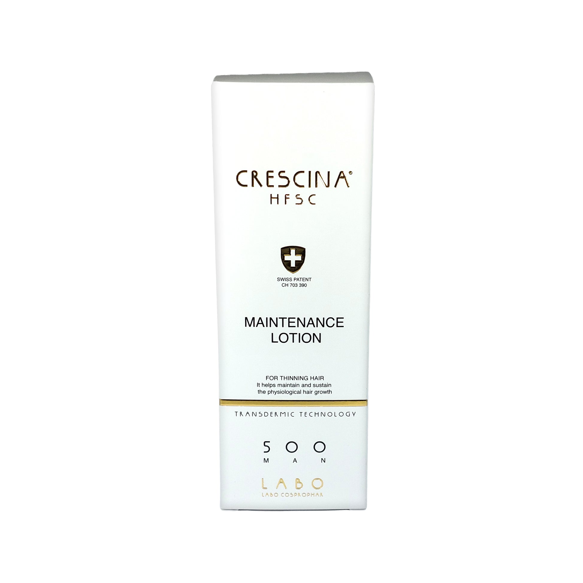 Crescina HFSC Transdermic Maintenance Lotion 500 MAN For Thinning Hair, 100 ml