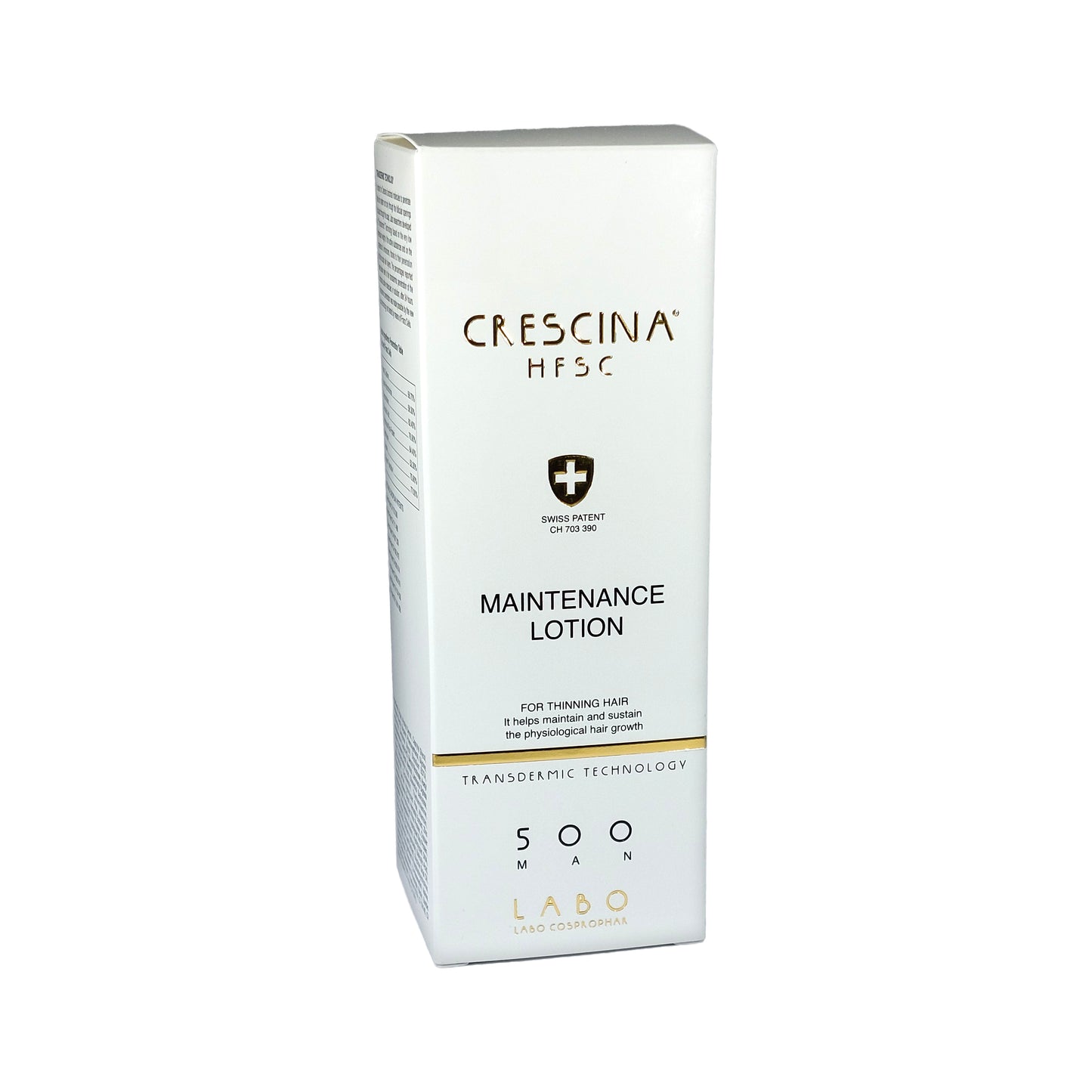 Crescina HFSC Transdermic Maintenance Lotion 500 MAN For Thinning Hair, 100 ml