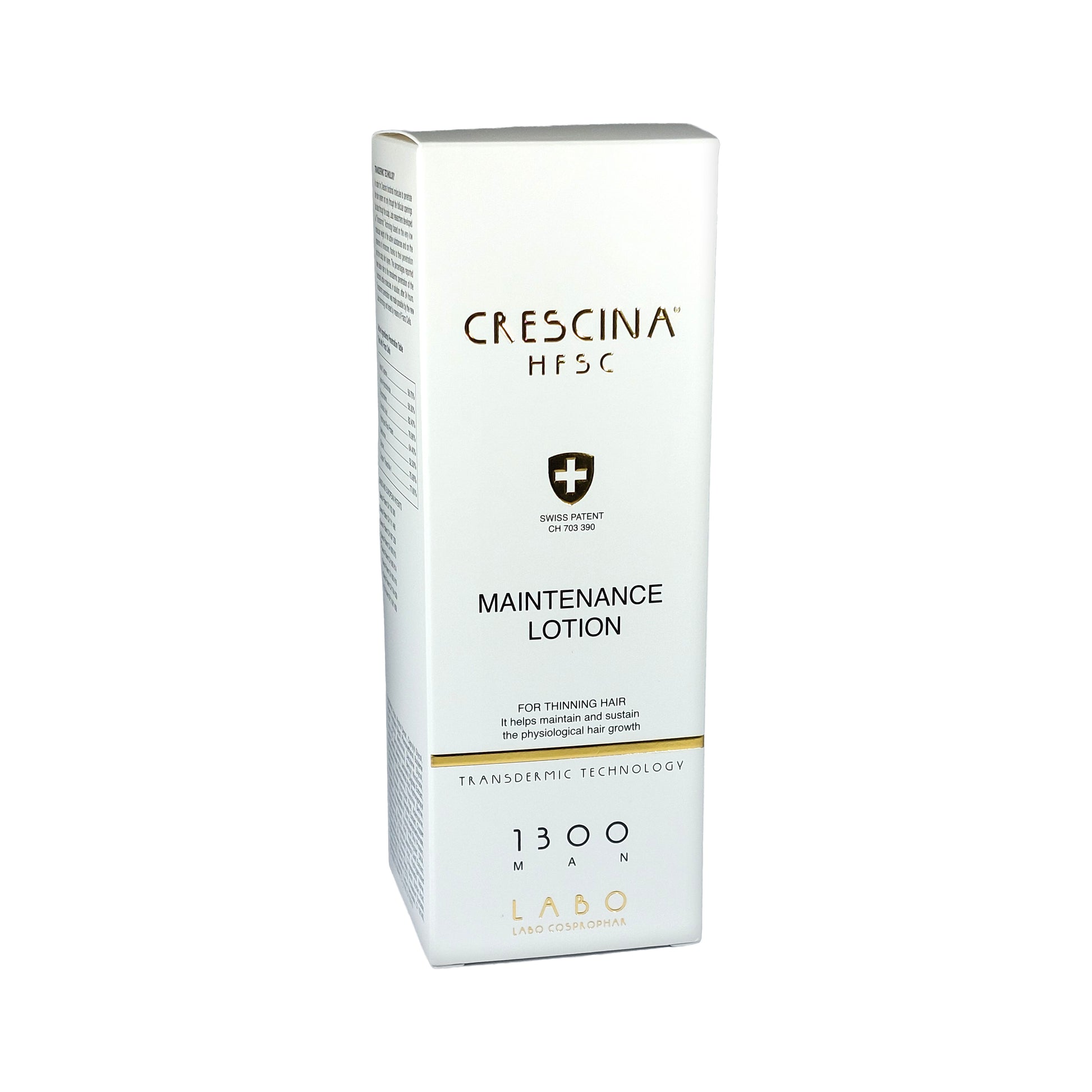 Crescina HFSC Transdermic Maintenance Lotion 1300 MAN For Thinning Hair, 100 ml