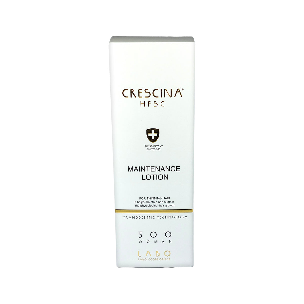 Crescina HFSC Transdermic Maintenance Lotion 500 WOMAN For Thinning Hair, 100 ml