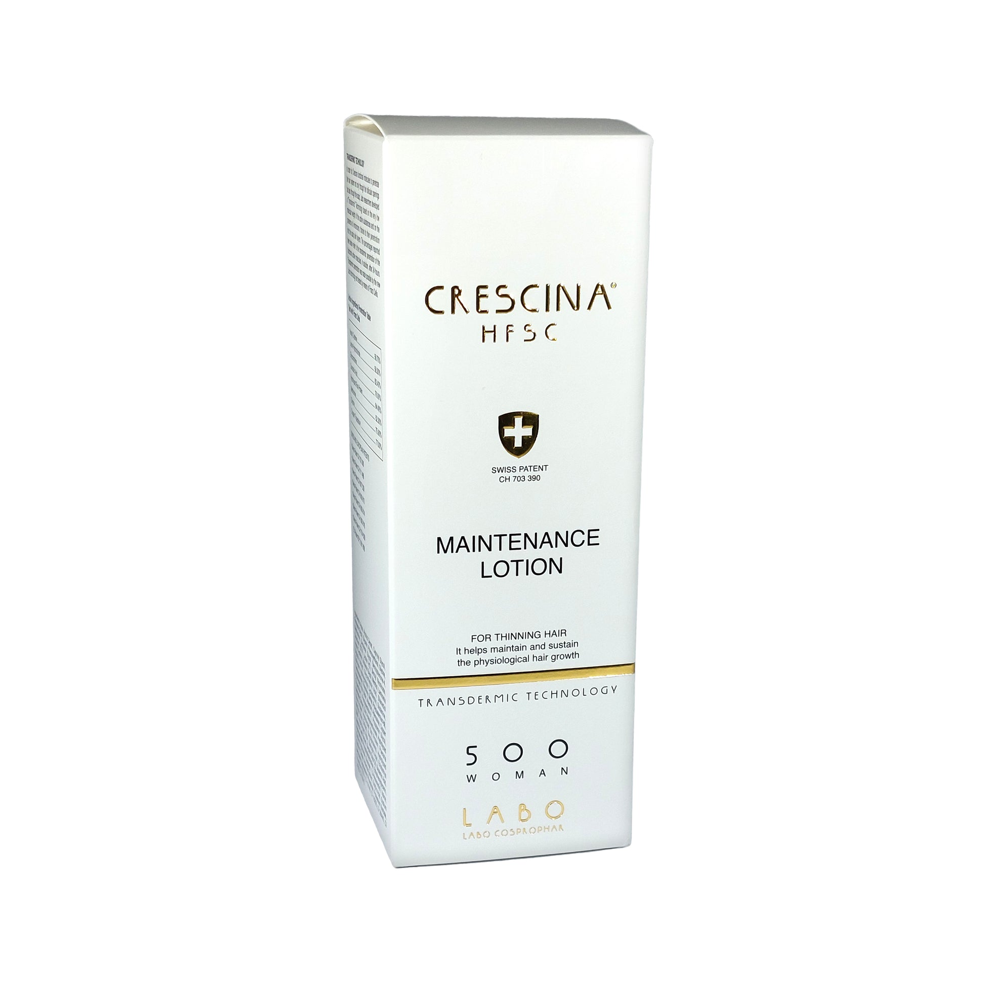 Crescina HFSC Transdermic Maintenance Lotion 500 WOMAN For Thinning Hair, 100 ml