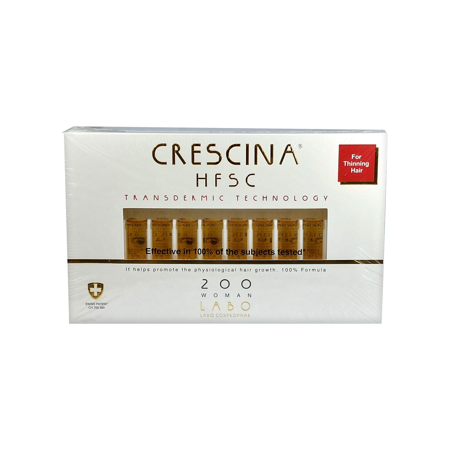 Crescina HFSC Transdermic 200 WOMAN For Thinning Hair, 20x3,5 ml