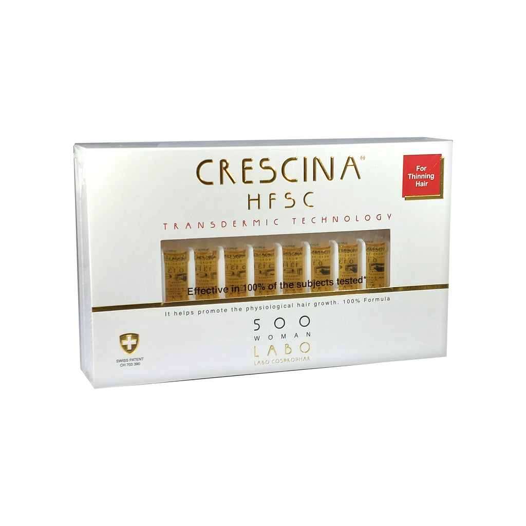 Crescina HFSC Transdermic 500 WOMAN For Thinning Hair, 20x3,5 ml