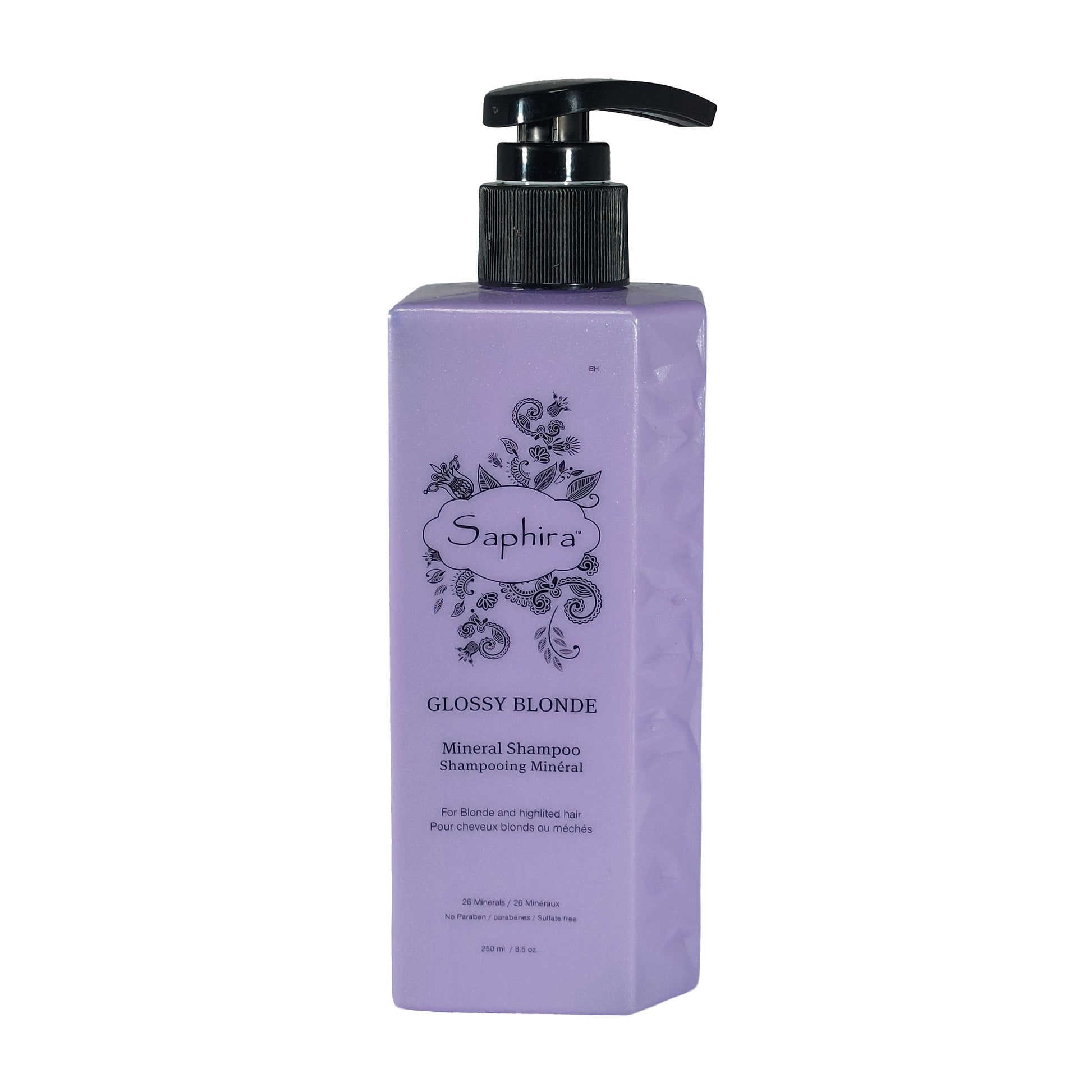Saphira Glossy Blonde Mineral Shampoo, 250 ml
