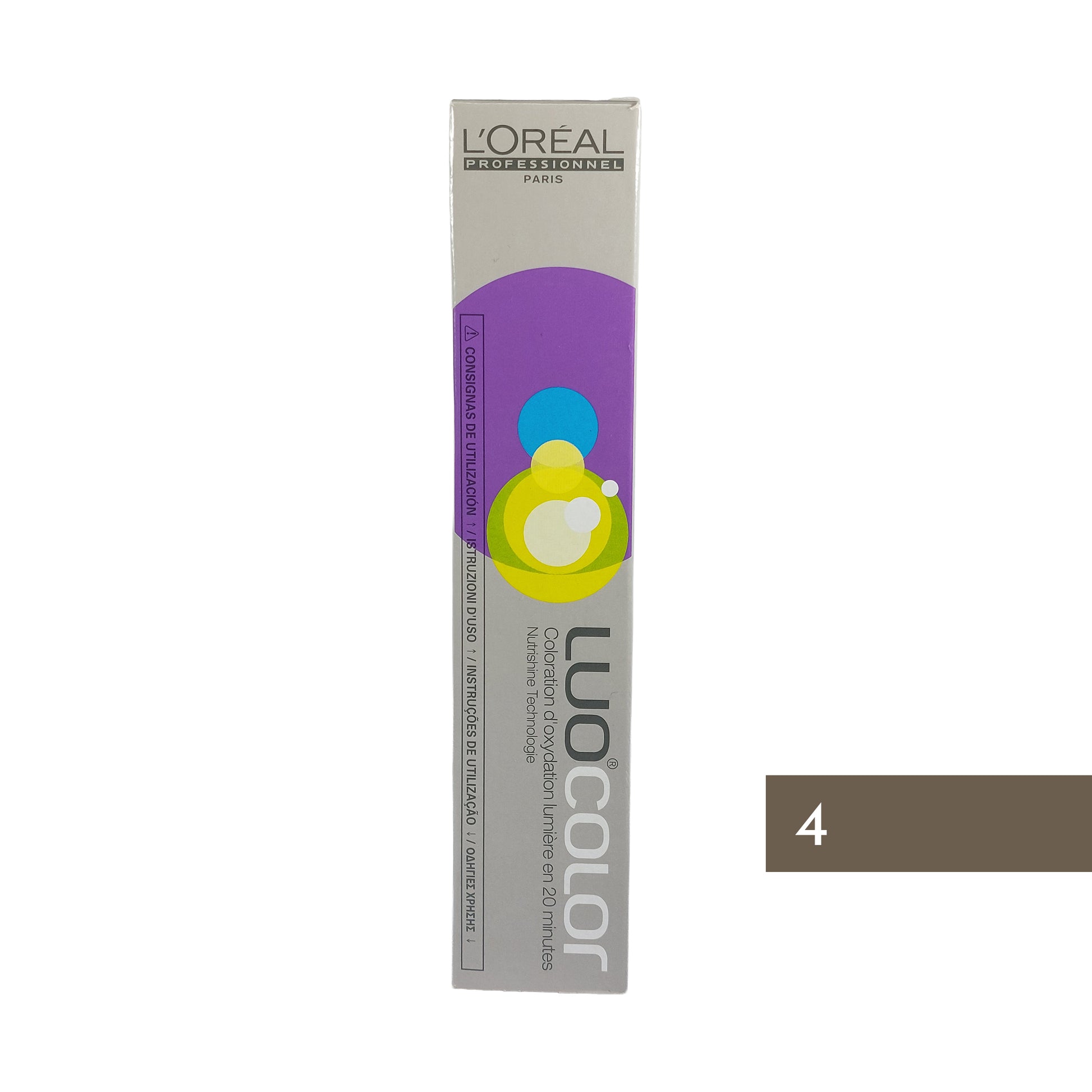 L'Oréal Porfessionnel Luo Color 4 mittelbraun, 50 ml