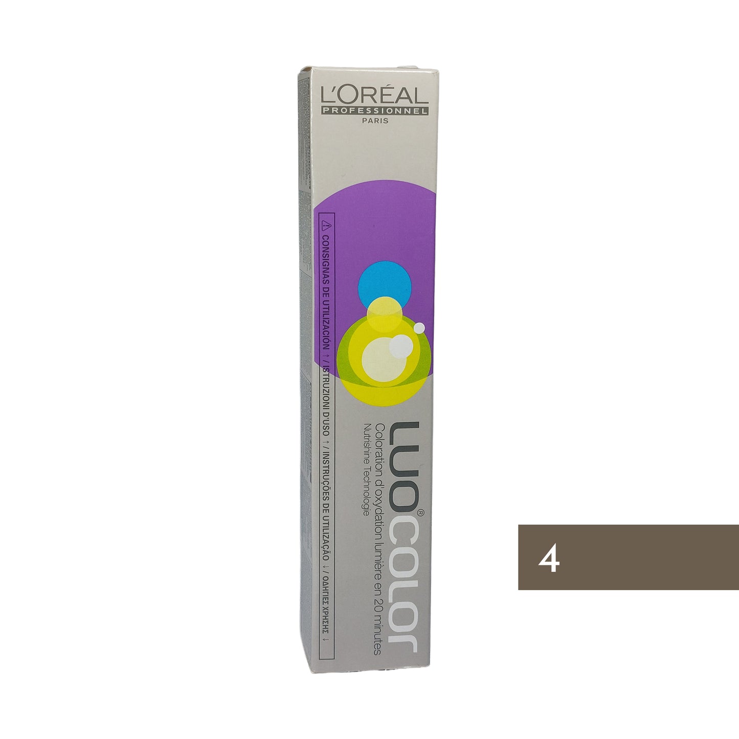 L'Oréal Porfessionnel Luo Color 4 mittelbraun, 50 ml