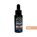Gosh Copenhagen Foundation Drops Hydrating Soothing SPF10 Nr.004 Natural, 30 ml
