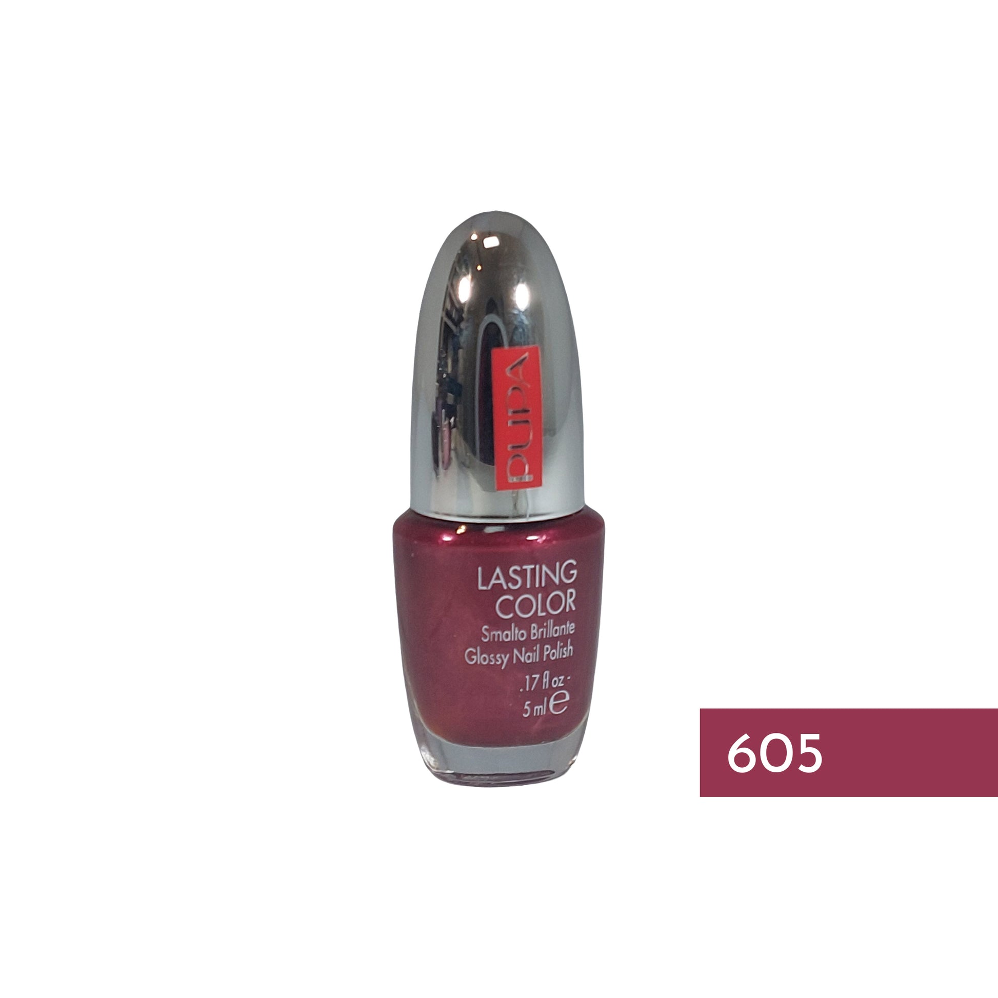 Pupa Lasting Color Glossy Nail Polish Nr.605 Pearly Dark Red