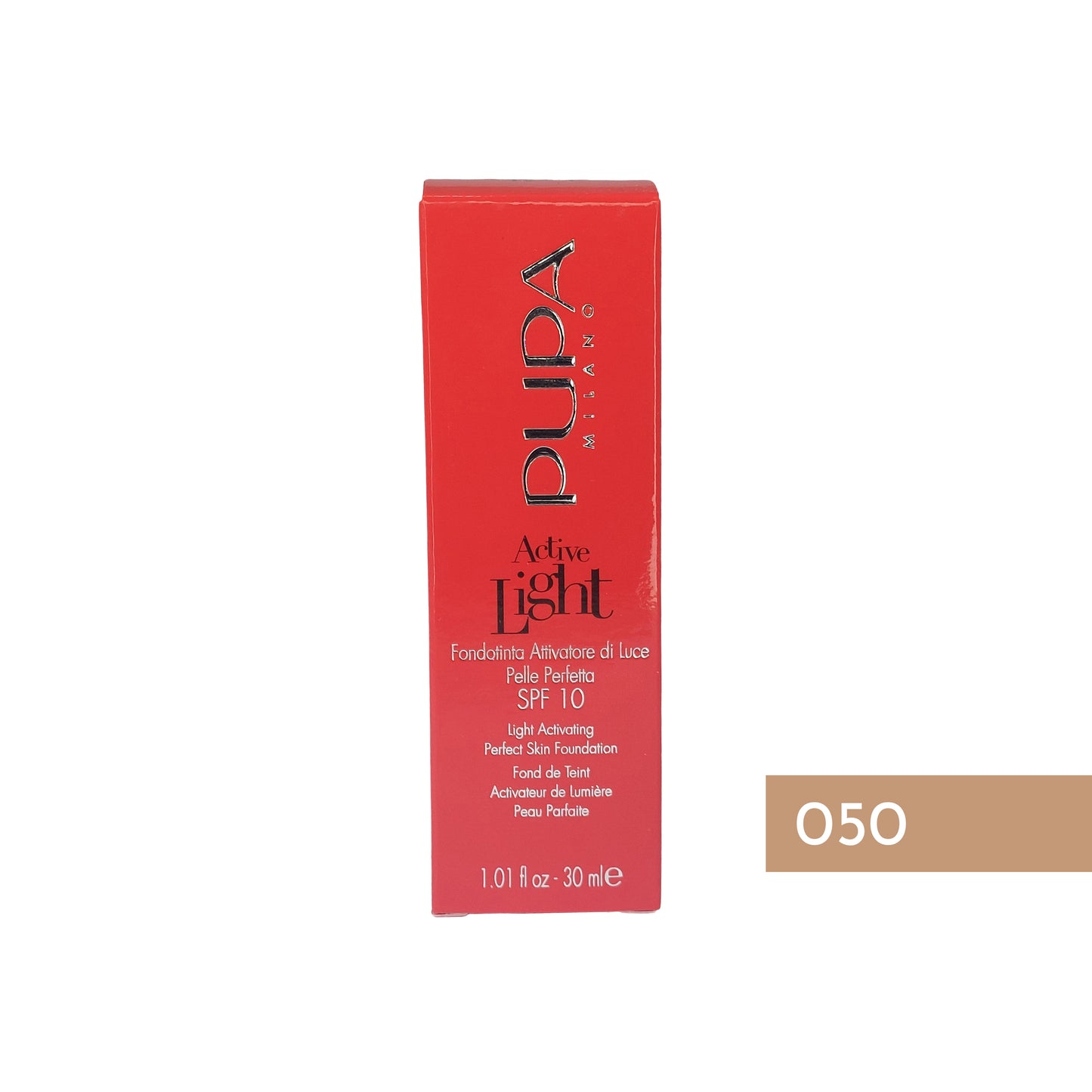 Pupa Active Light Foundation Nr.050 Golden Beige, 30 ml