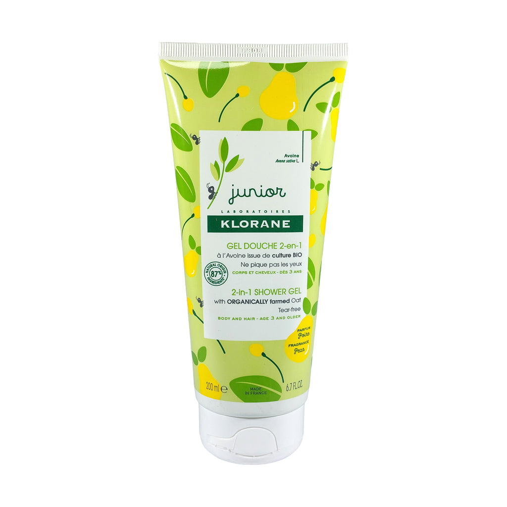 Klorane Junior 2- In-1 Duschgel Birnenduft, 200 ml