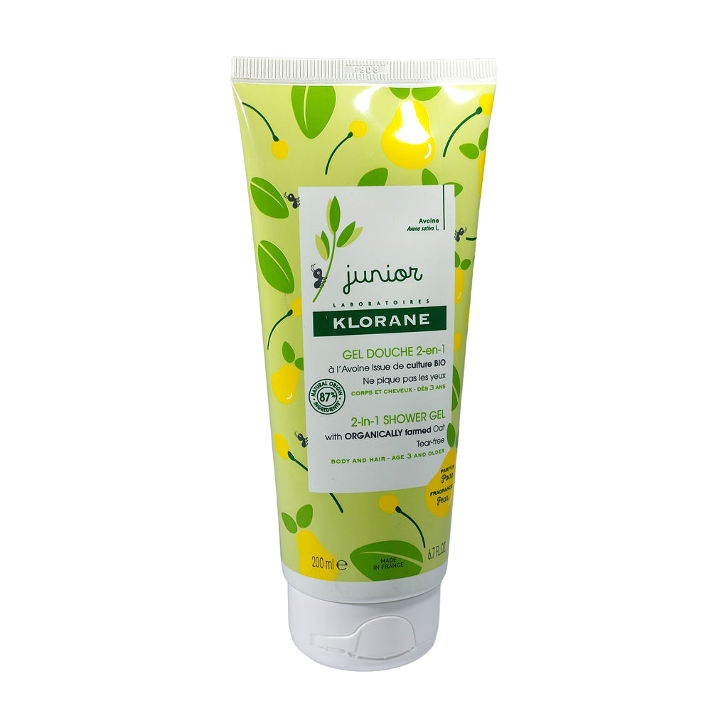 Klorane Junior 2- In-1 Duschgel Birnenduft, 200 ml