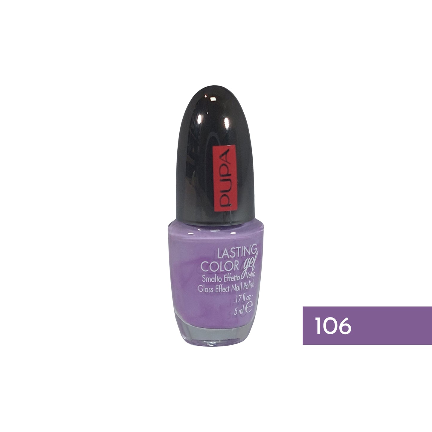 Pupa Lasting Color Gel Glass Effect Nail Polish Nr.106 Artichoke Flower, 5 ml