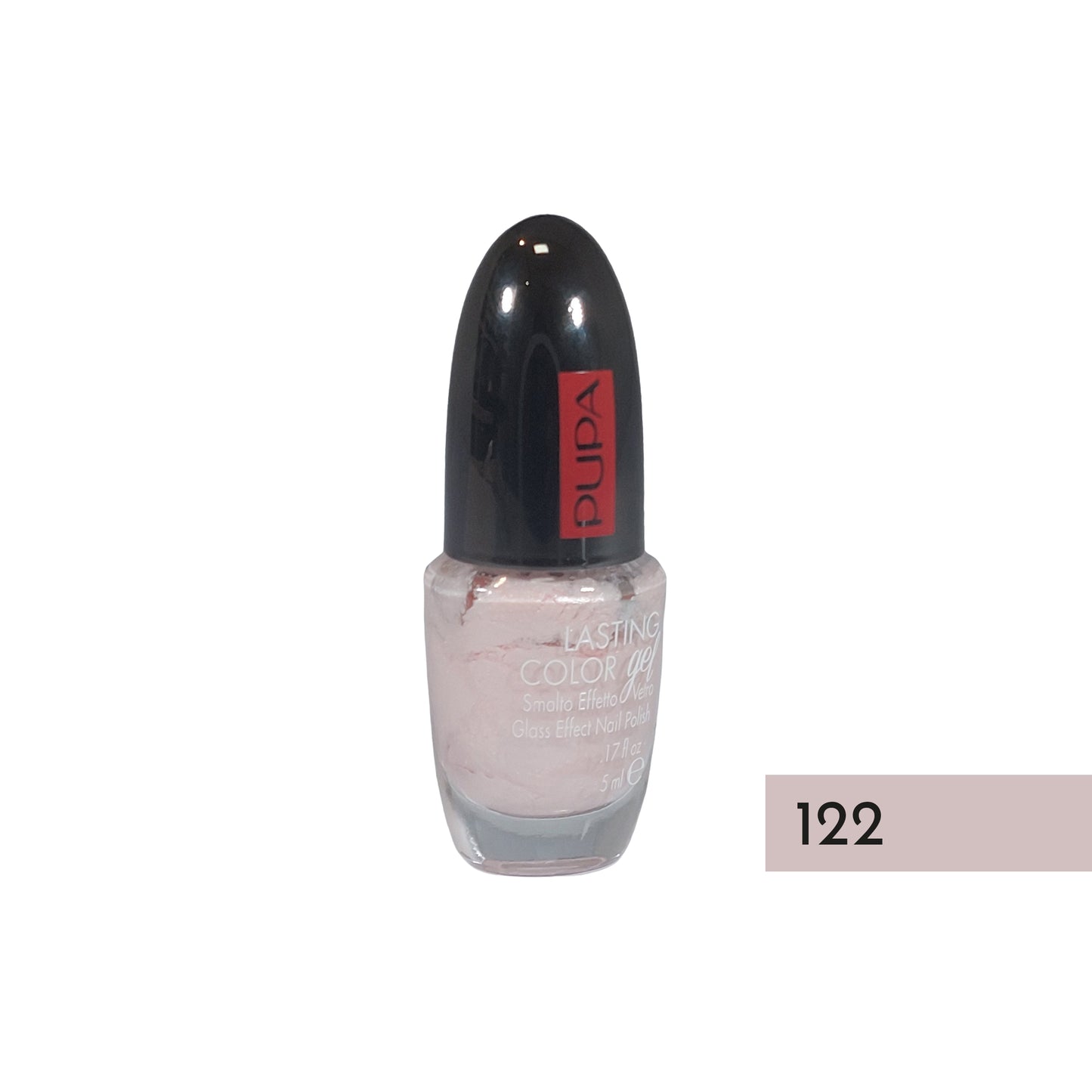 Pupa Lasting Color Gel Glass Effect Nail Polish Nr.122 Like a Veil, 5 ml