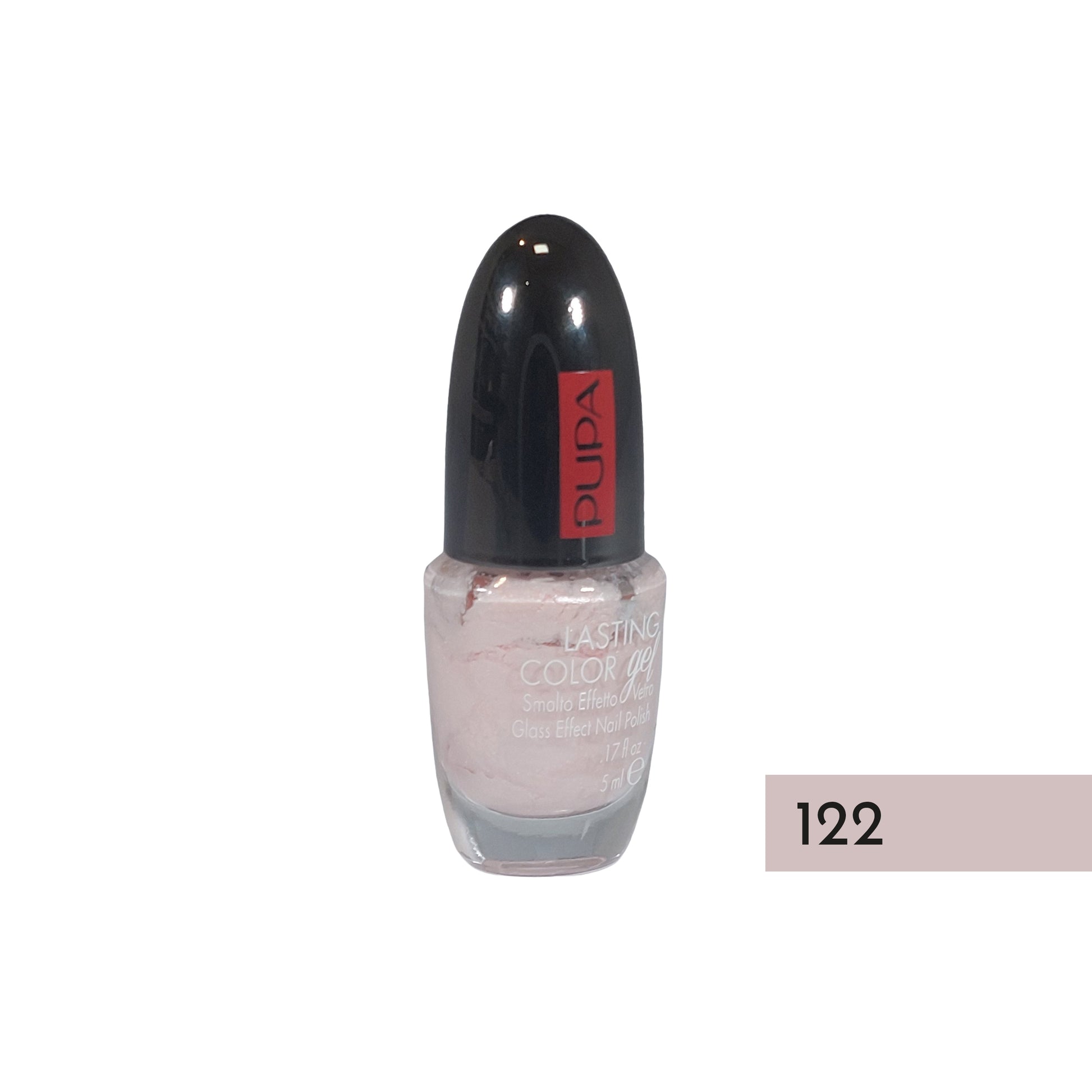 Pupa Lasting Color Gel Glass Effect Nail Polish Nr.122 Like a Veil, 5 ml