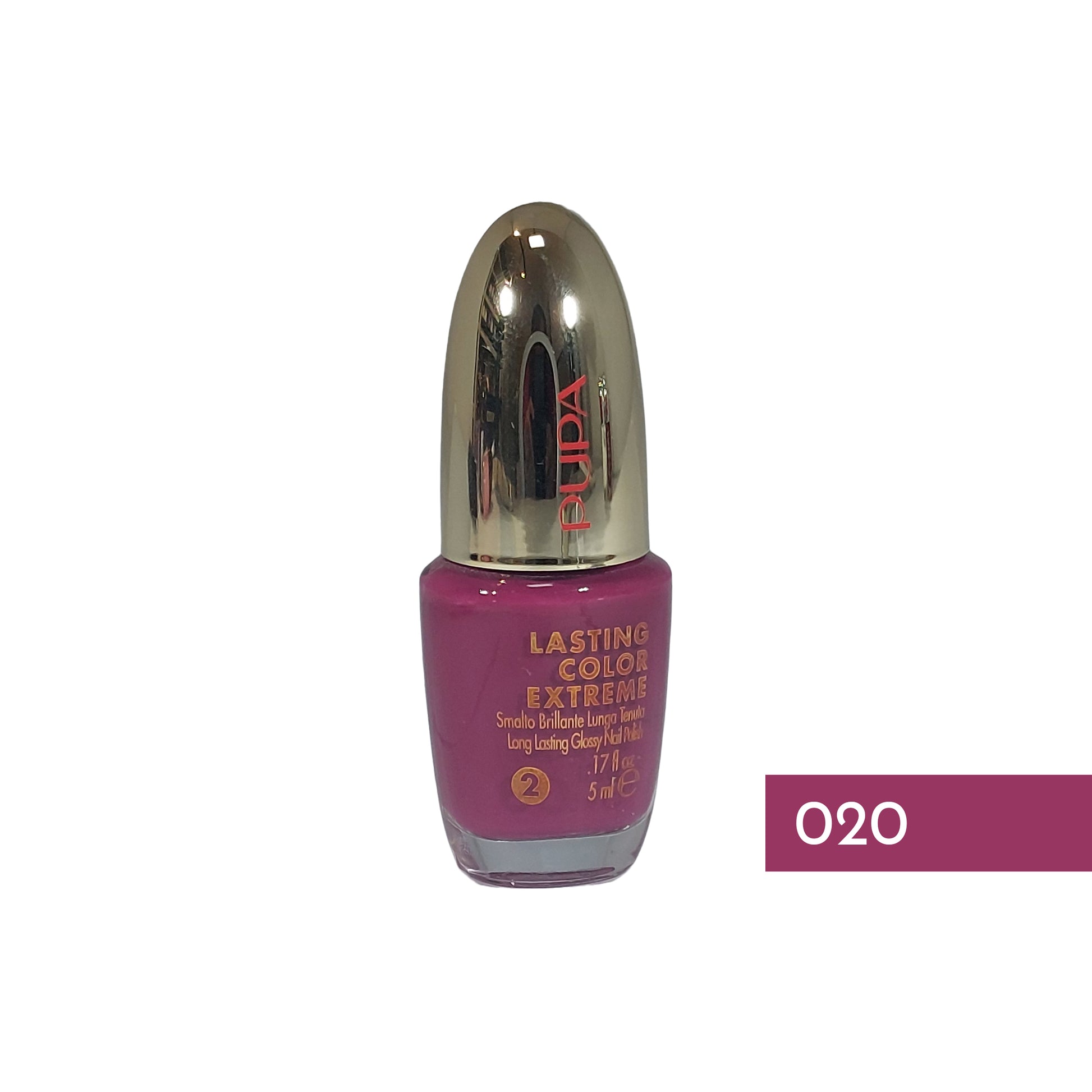 Pupa Lasting Color Extreme Nail Polish Nr.020 Red Grapes, 5 ml