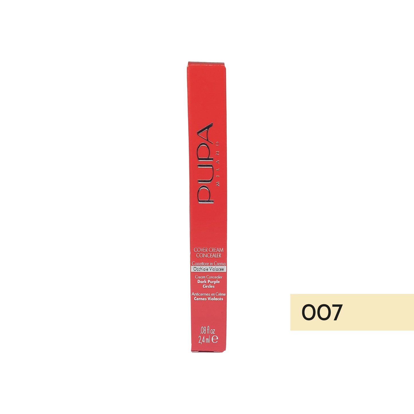 Pupa Cover Cream Concealer Nr.007 Yellow, 4 ml