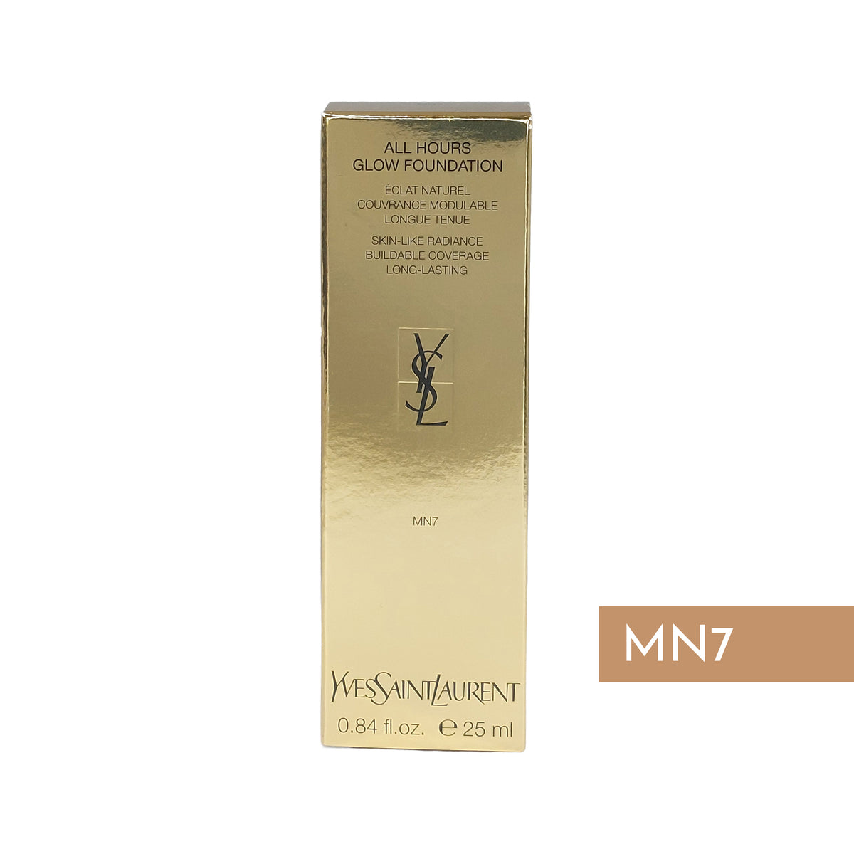 Yves Saint Laurent YSL All Hours Glow Foundation No.MN7, 25 ml