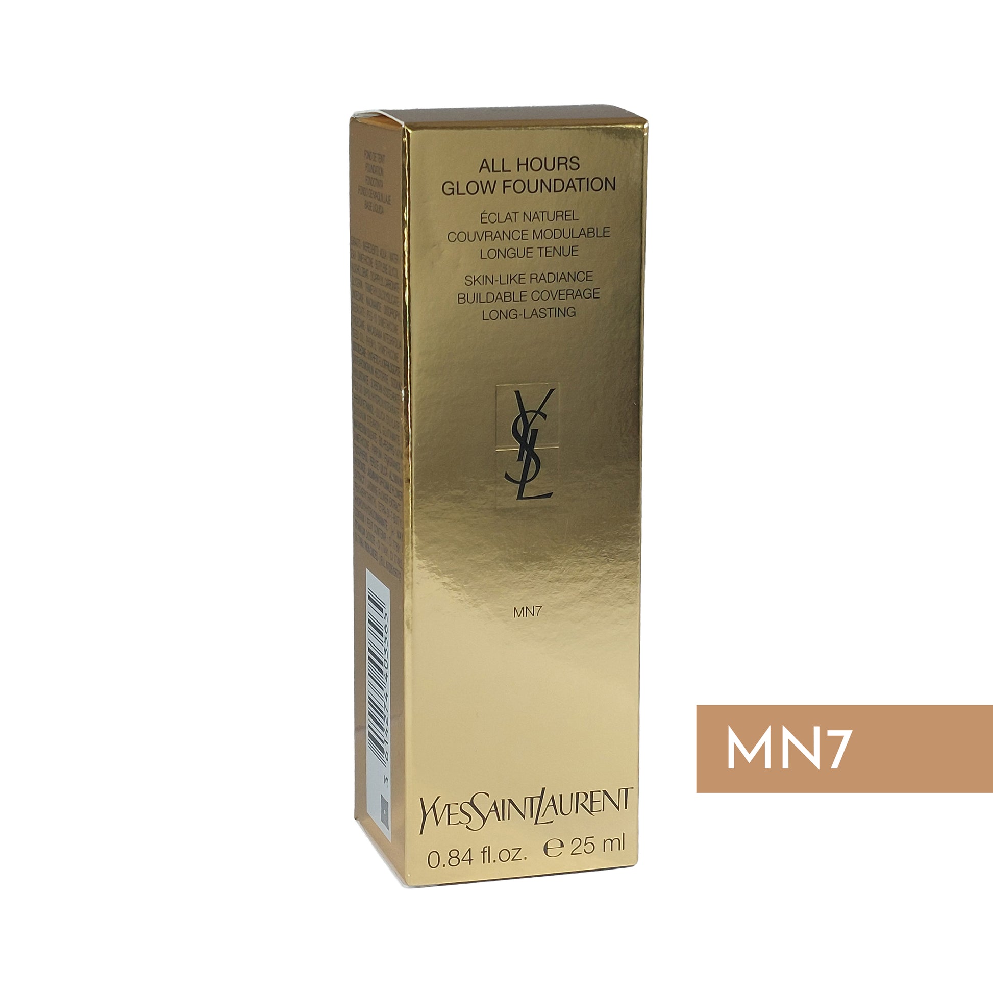 Yves Saint Laurent YSL All Hours Glow Foundation No.MN7, 25 ml
