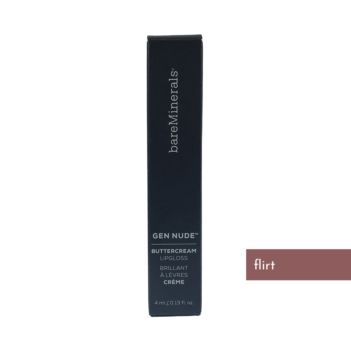bareMinerals GenNude Buttercream Lipgloss Flirt, 4 ml