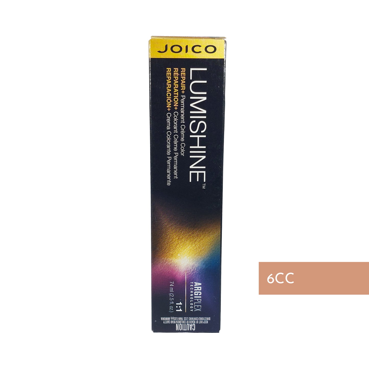 Joico LumiShine Repair+ Creme Color 6CC Copper Dark Blonde, 74 ml