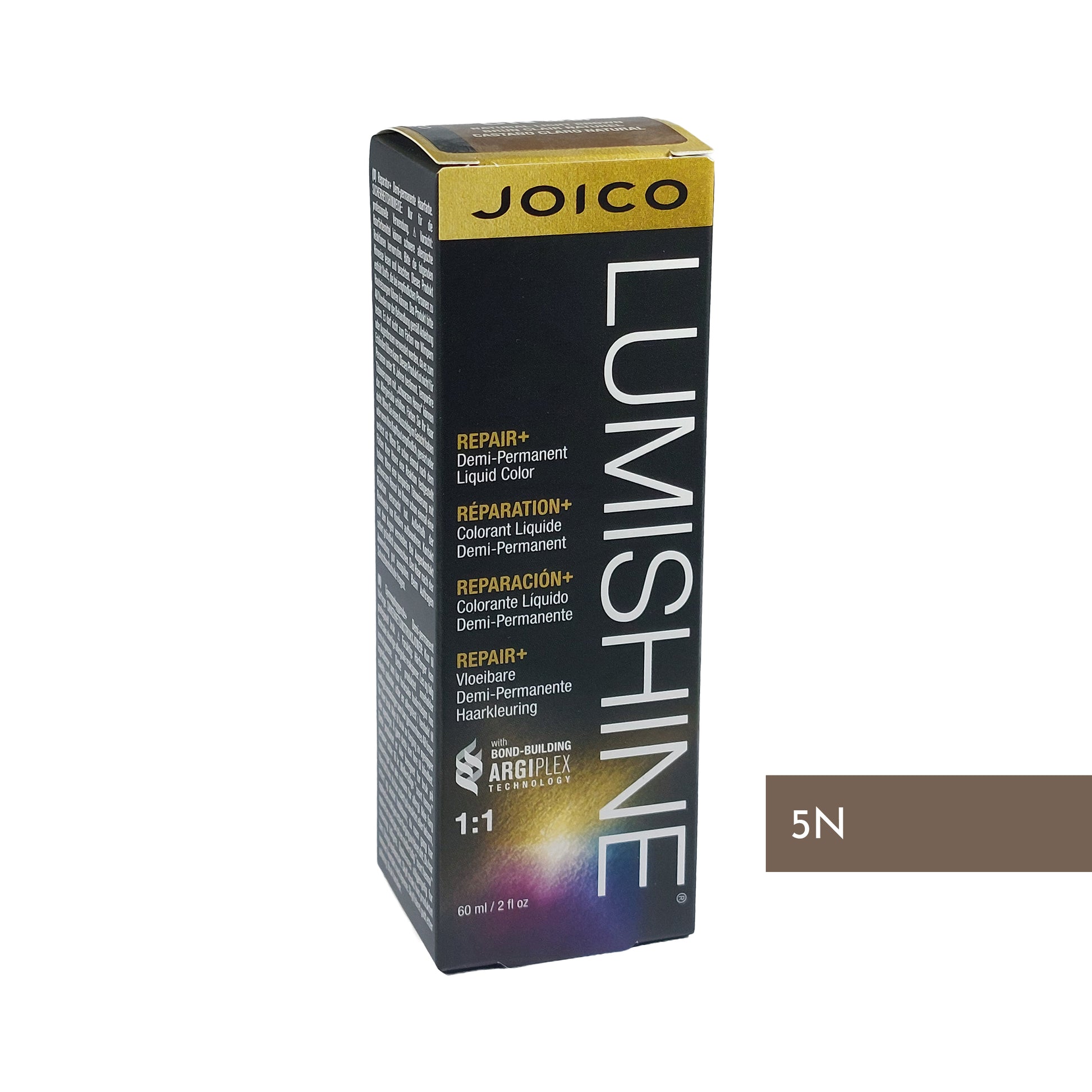 Joico Lumishine Repair+ Liquid Color 5N Natural Light Brown, 60 ml