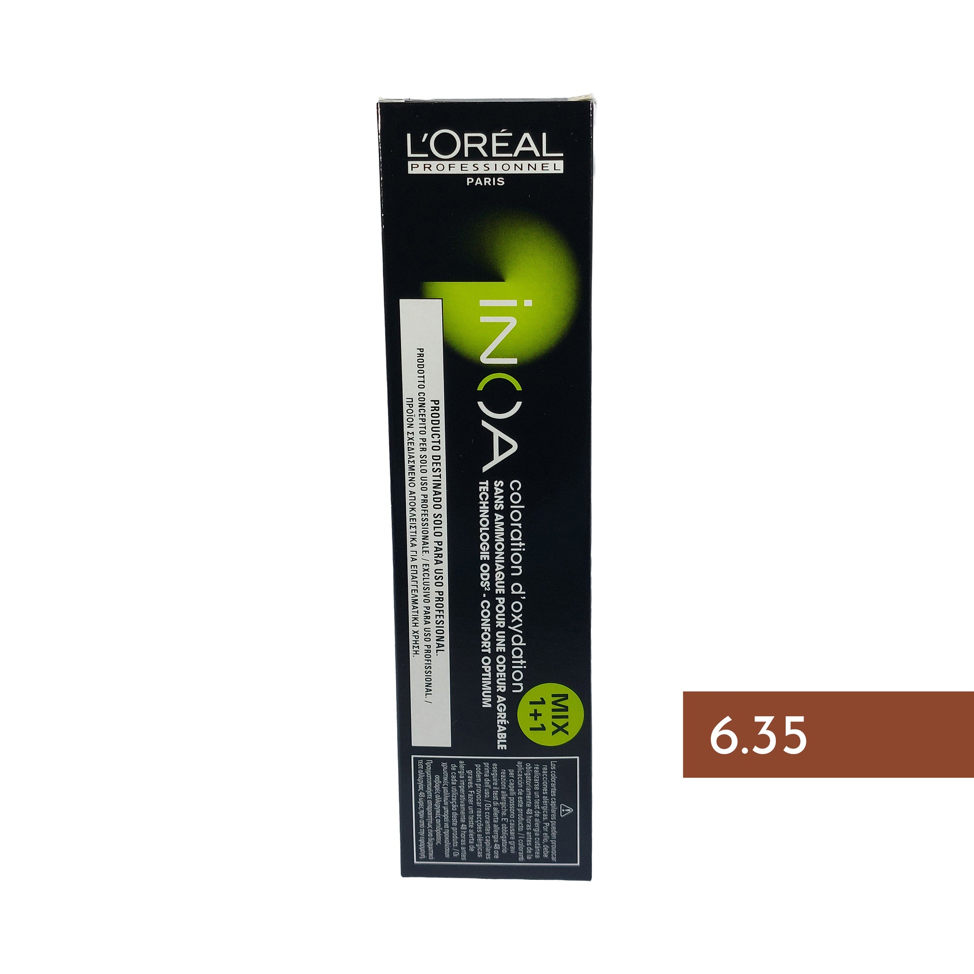L'Oréal Inoa Coloration D'oxydation 6.35 dark golden mahogany blonde, 60 g