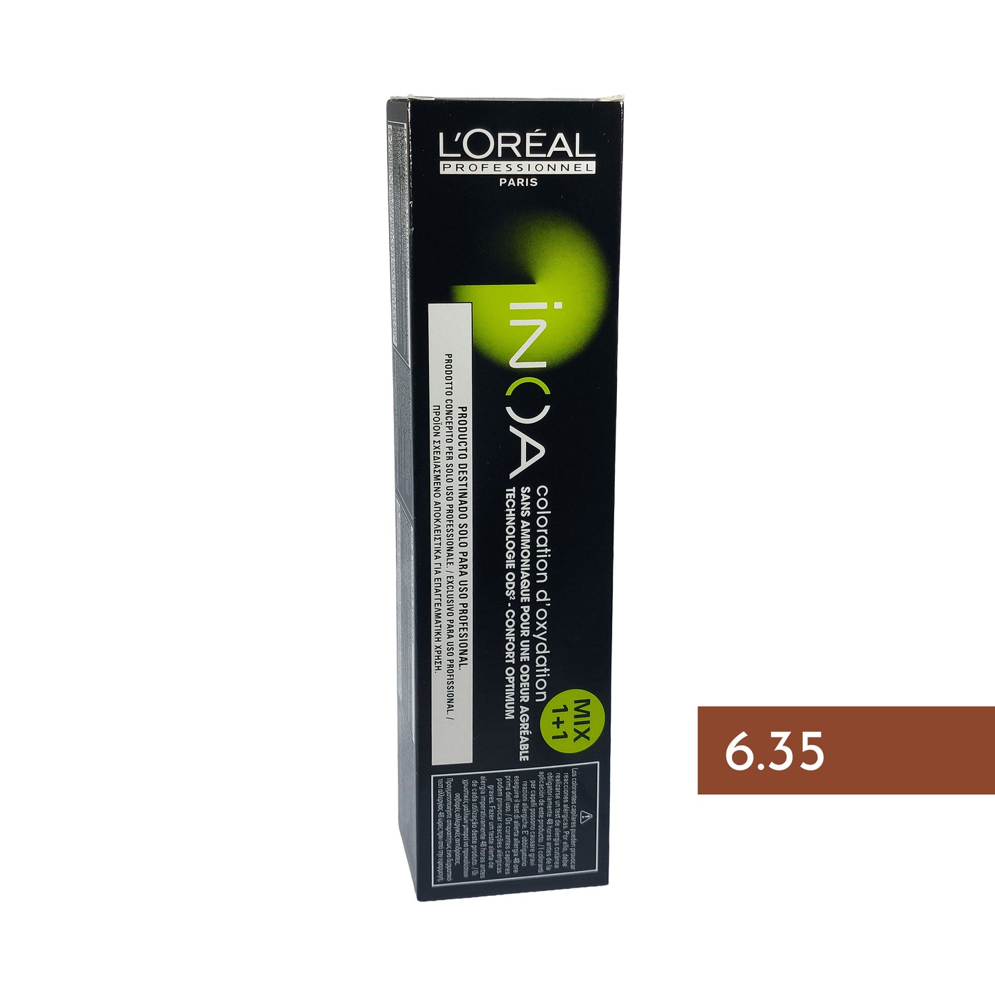 L'Oréal Inoa Coloration D'oxydation 6.35 dark golden mahogany blonde, 60 g