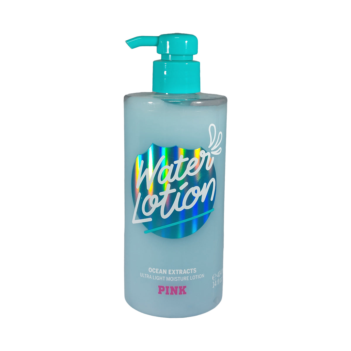 Victoria's Secret Pink Water Lotion Hyaluronic Acid + Sea Minerals Replenishing Body Lotion, 414 ml